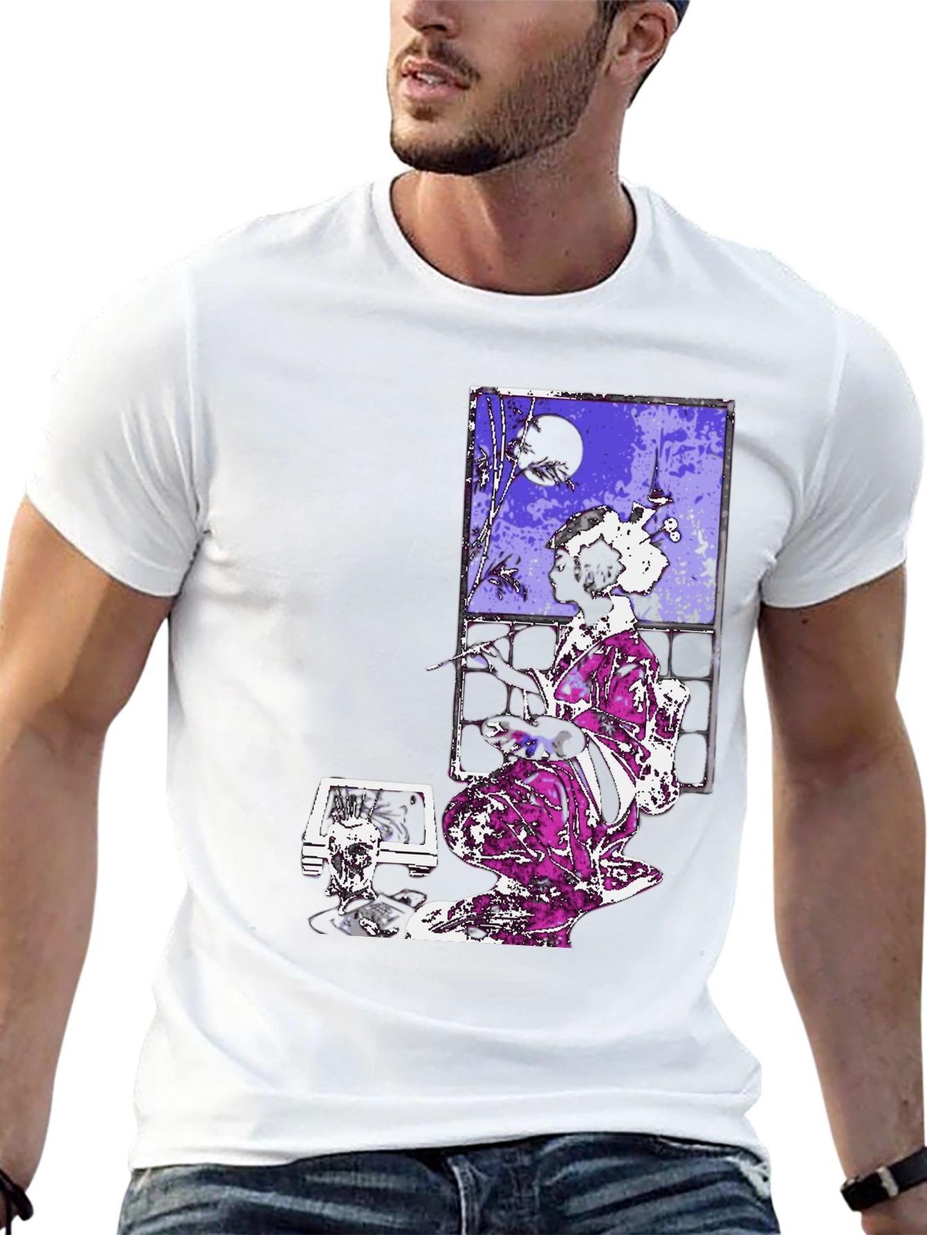 Geisha in the Machine T-Shirt