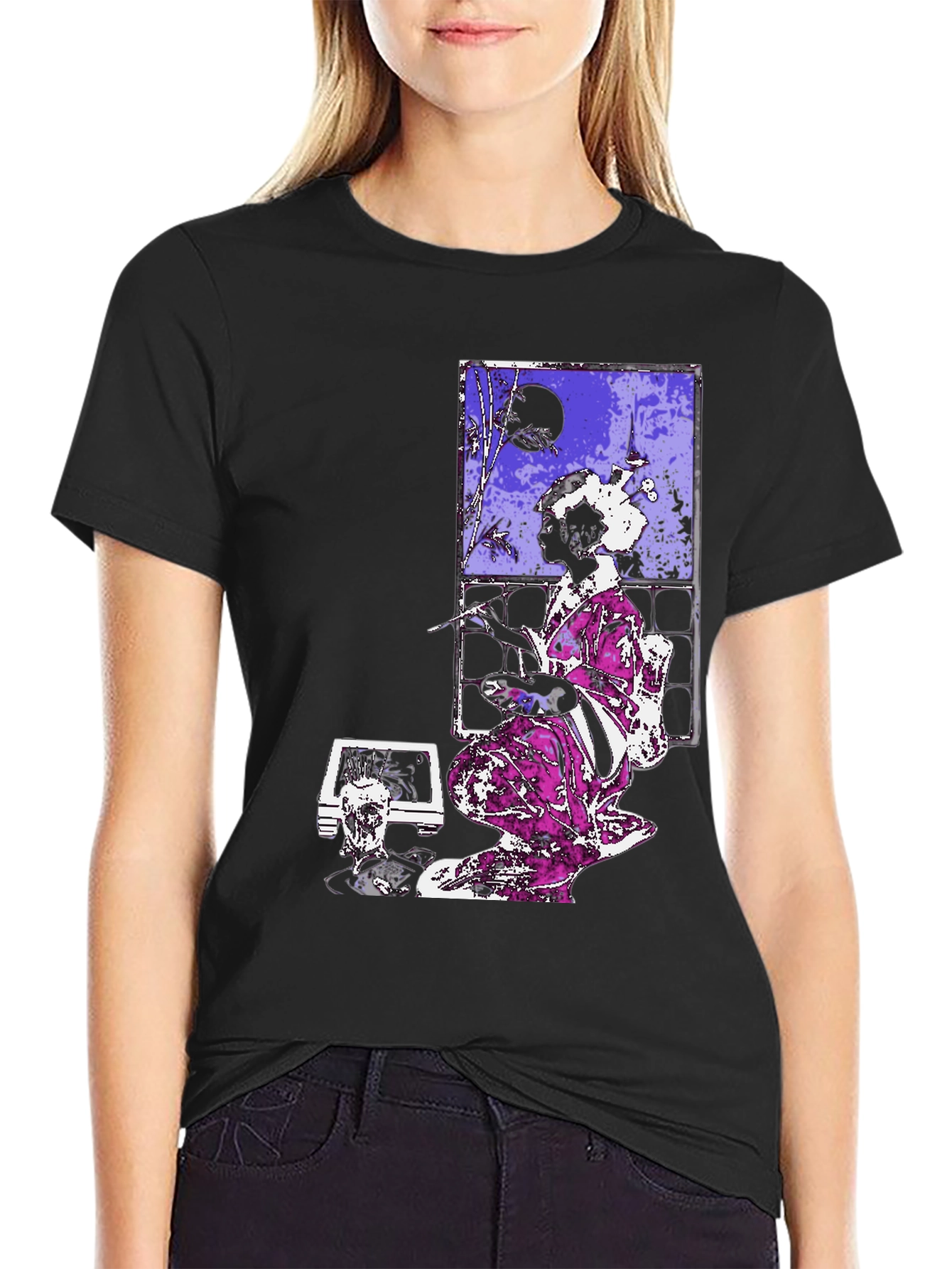 Geisha in the Machine T-Shirt