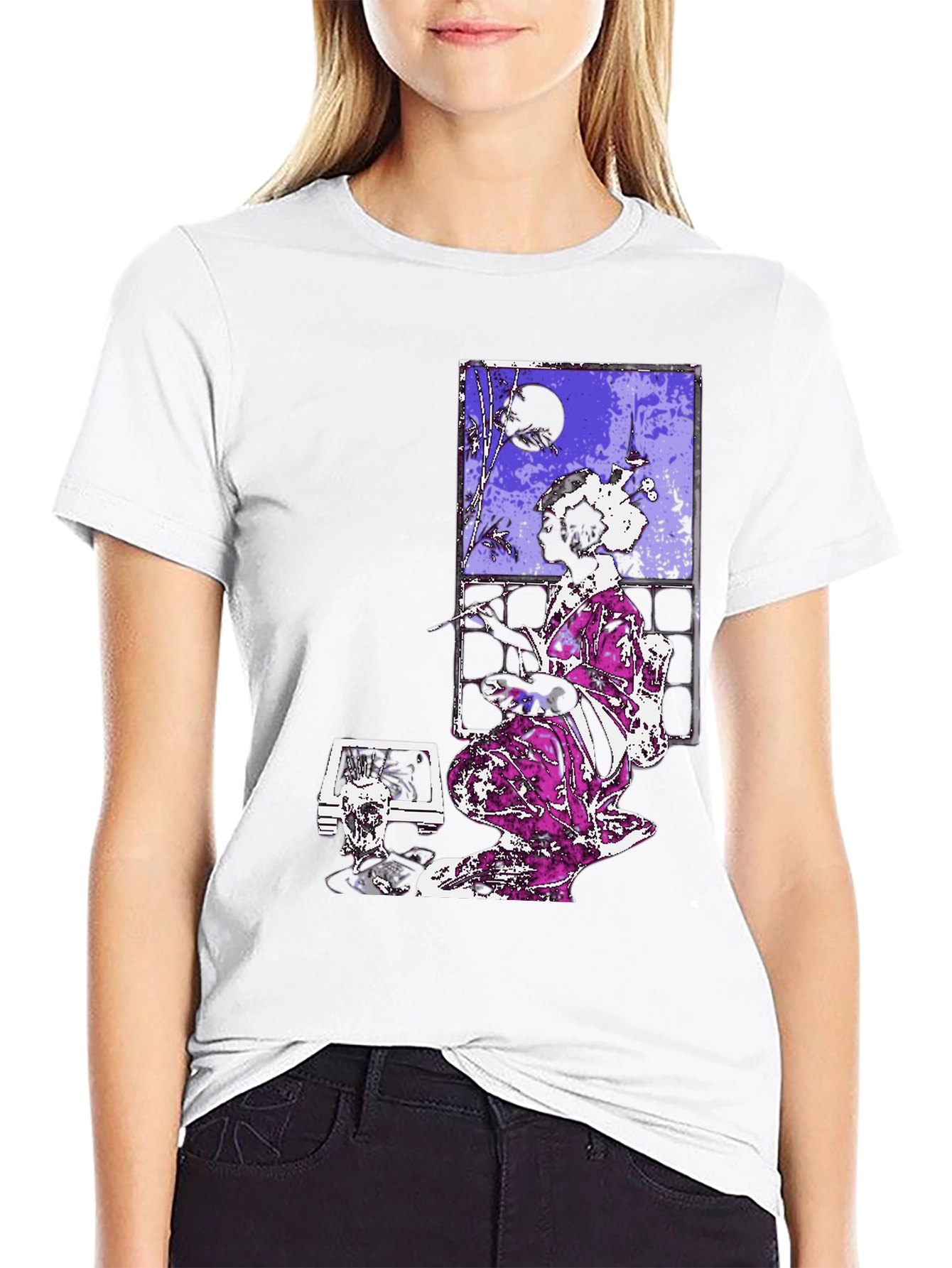 Geisha in the Machine T-Shirt