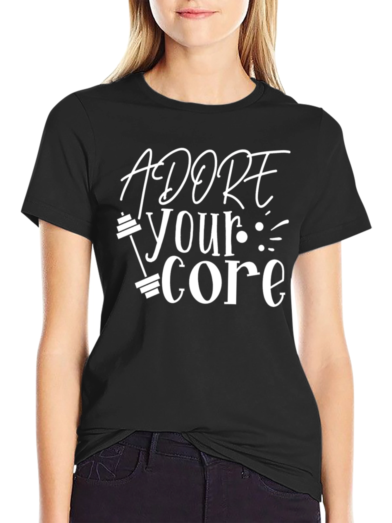 Adore Your Core Black T-Shirt