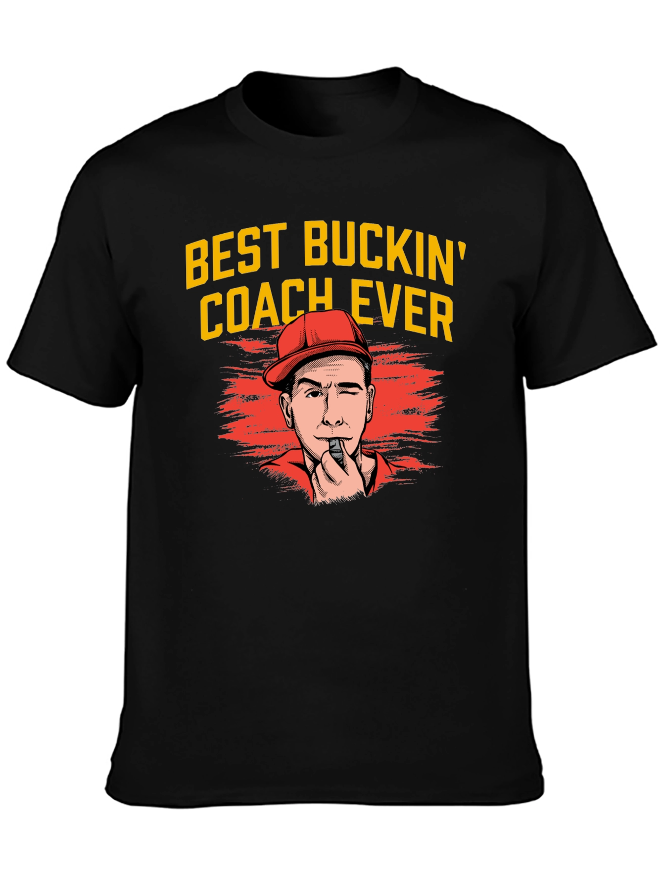 Best Buckin Coach Ever Graphic Tee