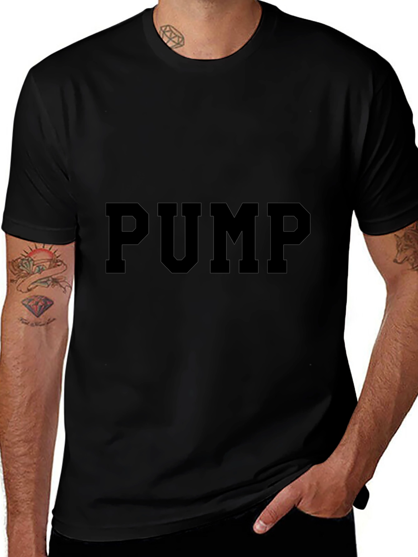 PUMP T-Shirt - Black Graphic Tee