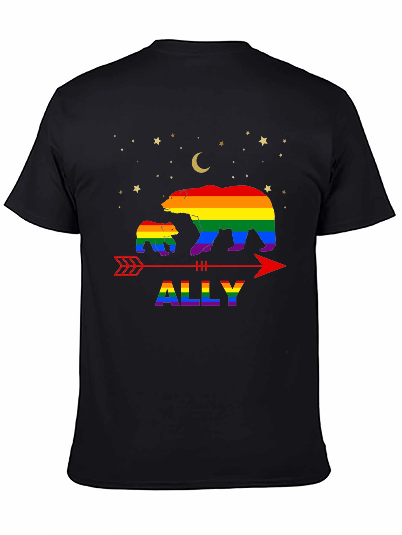 LGBTQ Ally Bear Pride T-Shirt