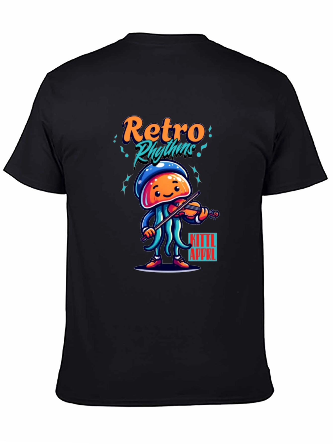 Retro Rhythms Jellyfish Musician Tee