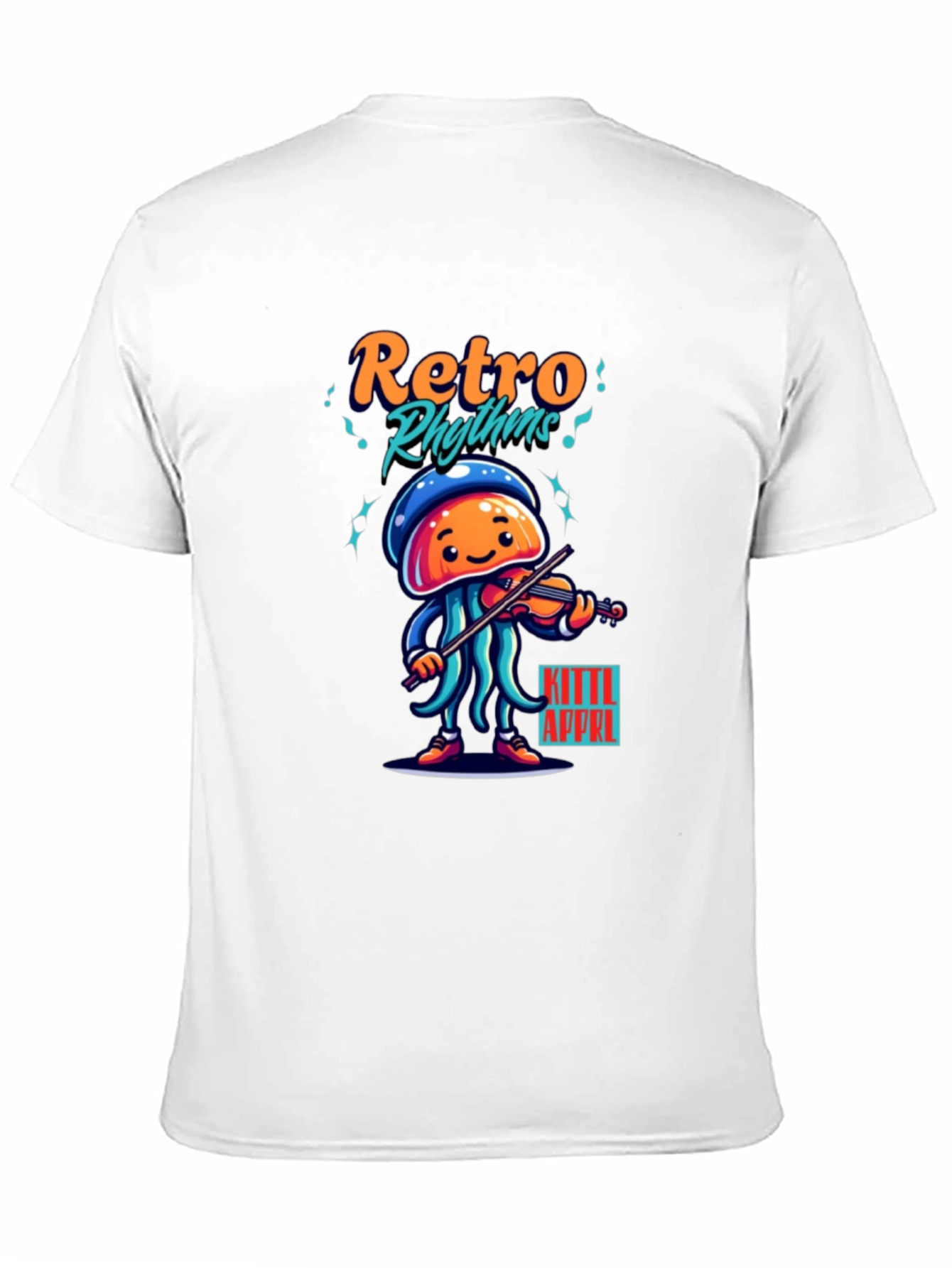 Retro Rhythms Jellyfish Musician Tee