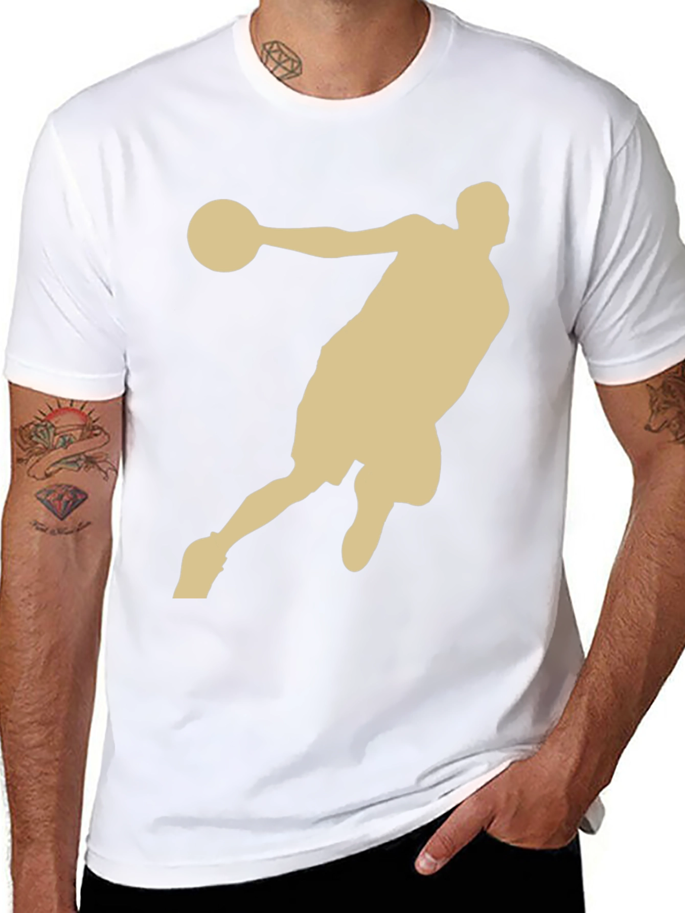 Basketball Player Graphic T-Shirt