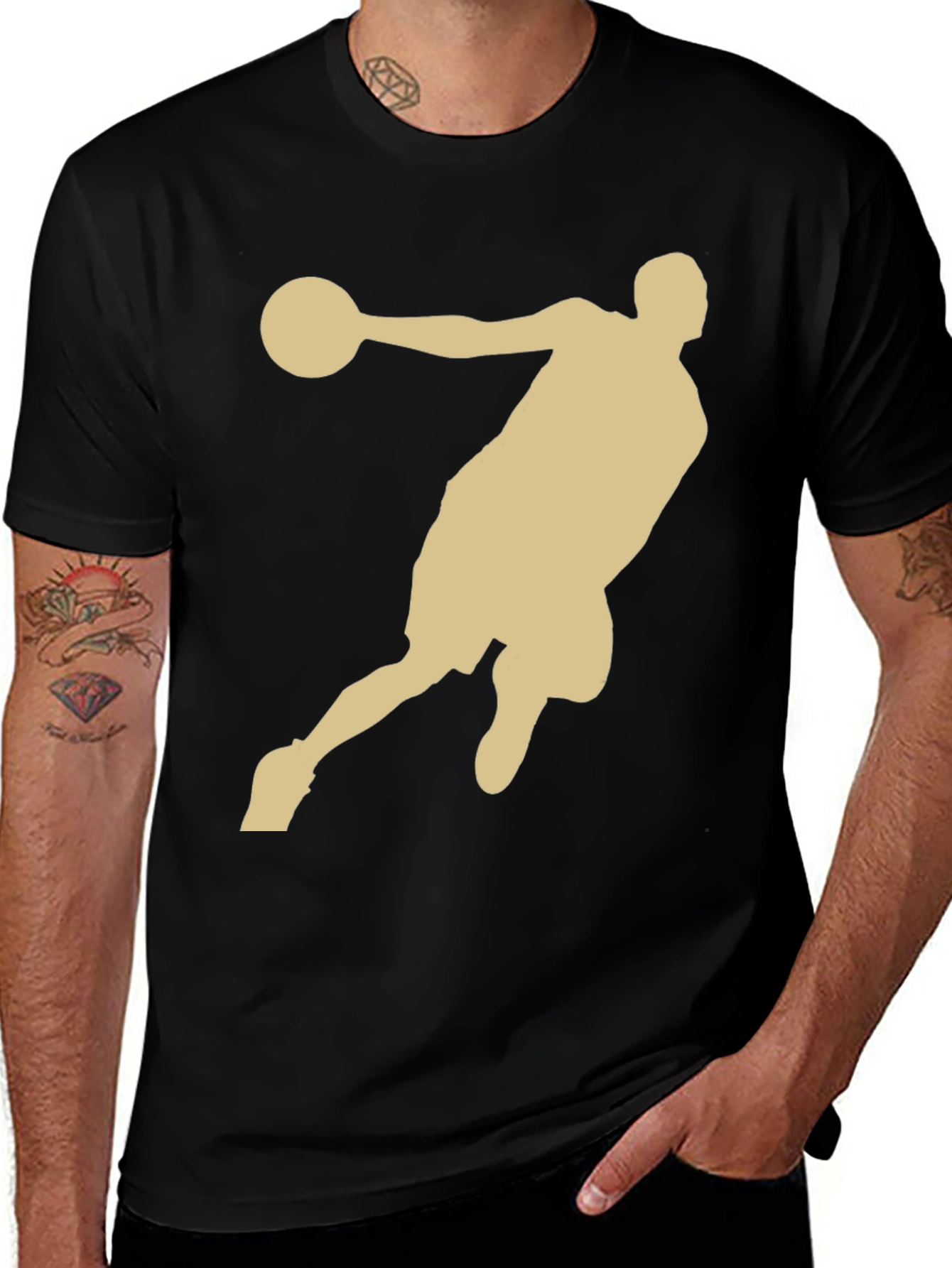 Basketball Player Graphic T-Shirt