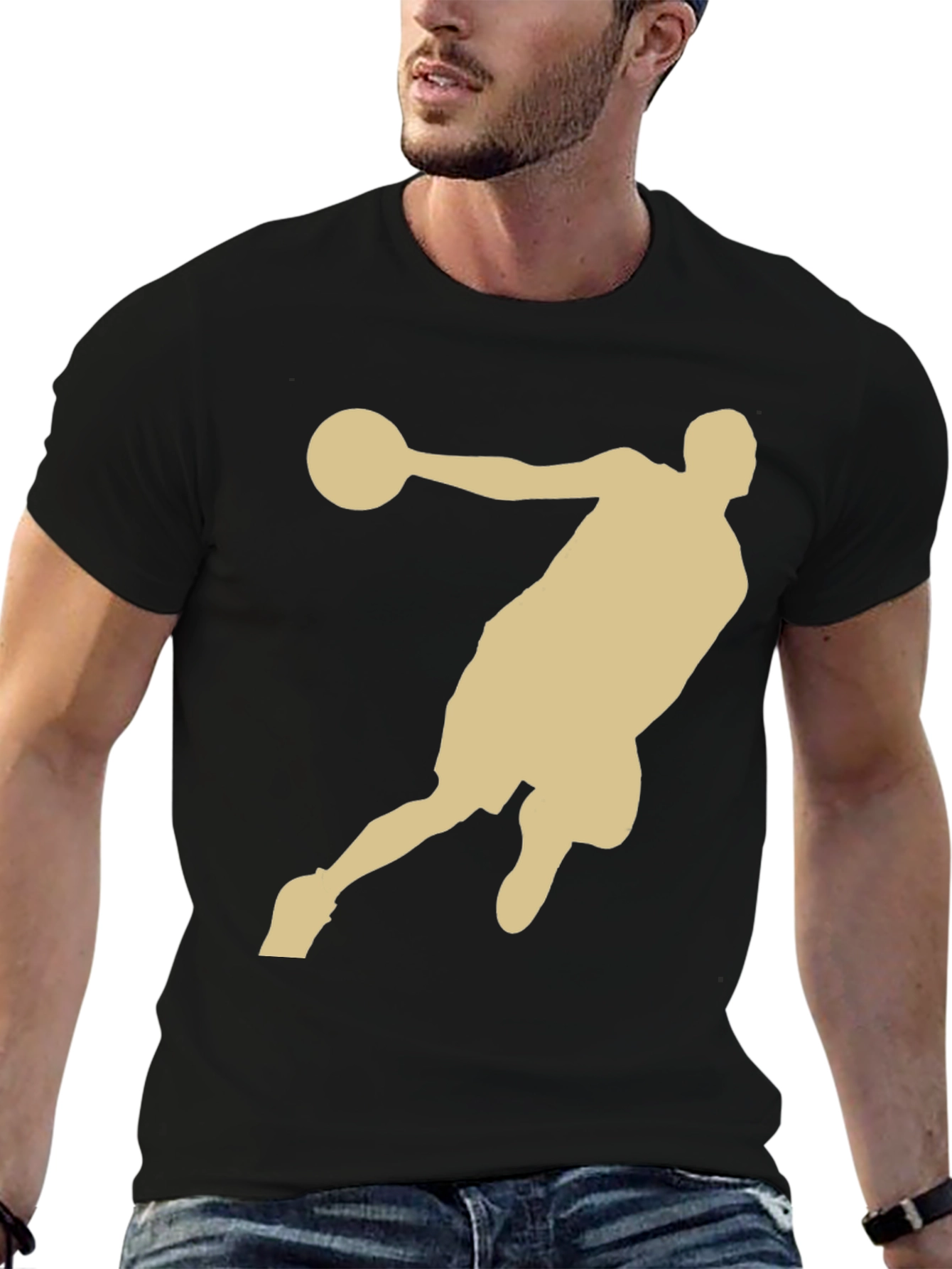 Basketball Player Graphic T-Shirt