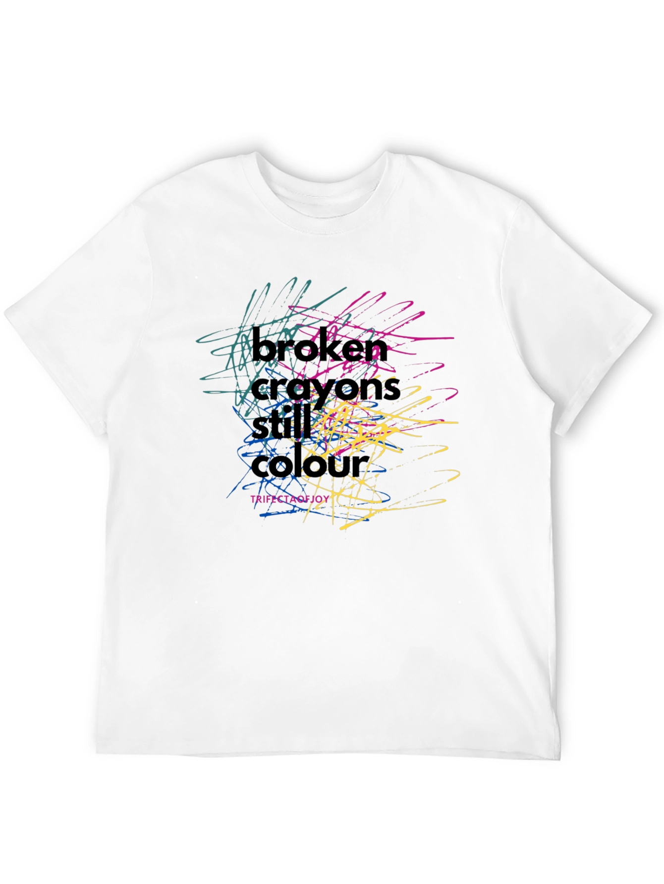Broken Crayons Still Colour Graphic T-Shirt