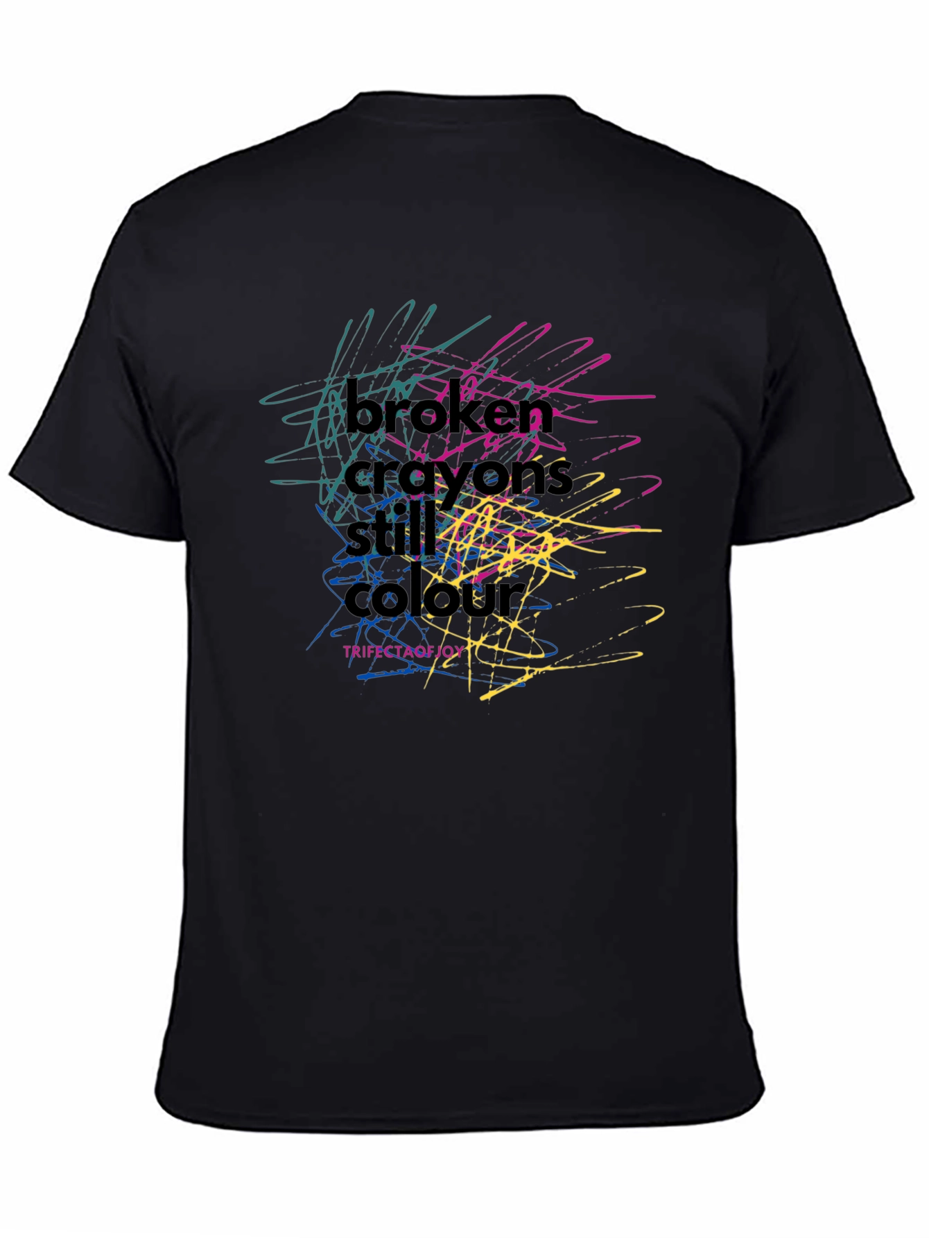 Broken Crayons Still Colour Graphic T-Shirt