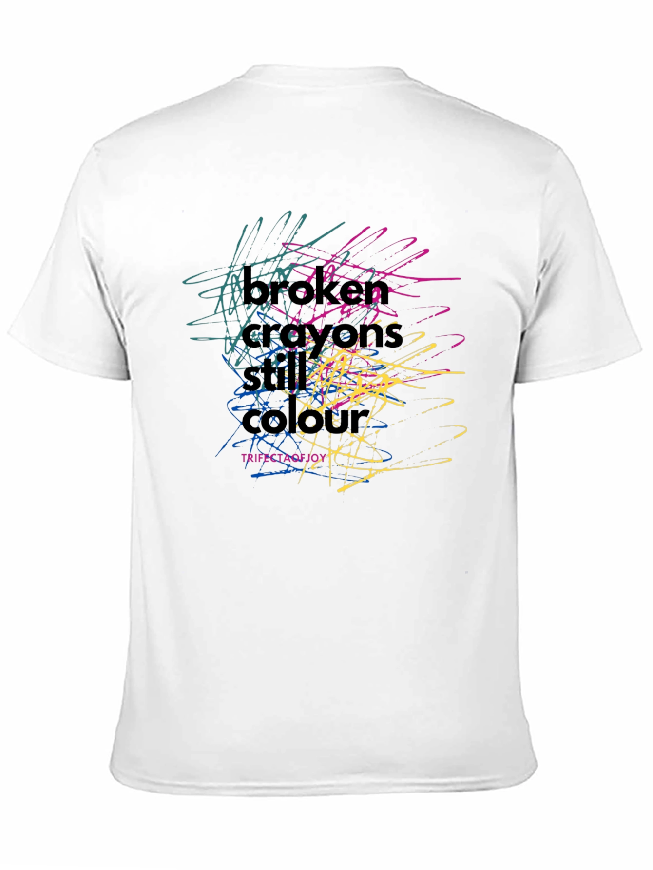 Broken Crayons Still Colour Graphic T-Shirt