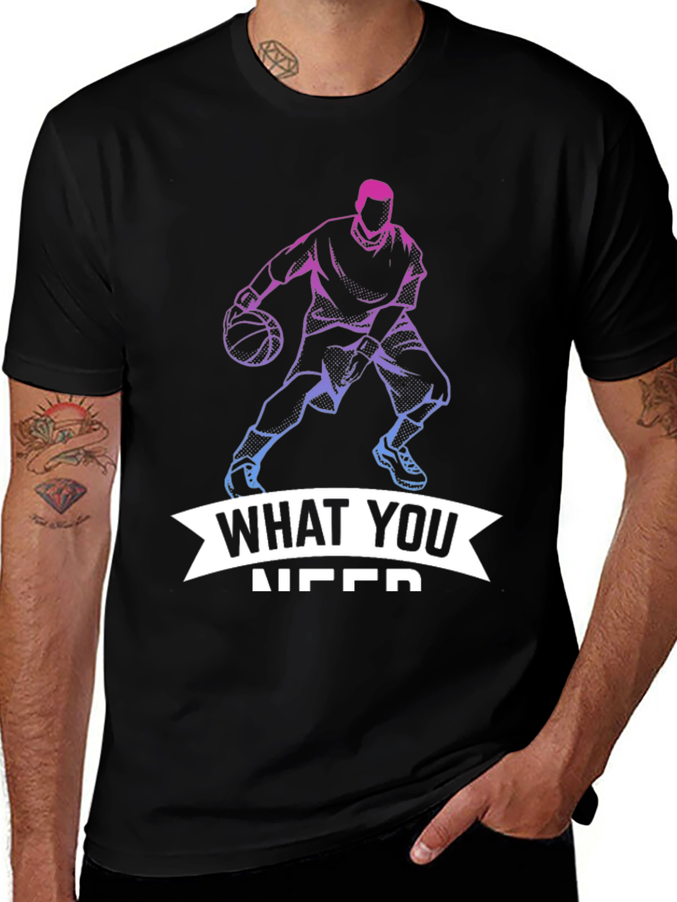 Basketball Player Graphic Tee - What You Need