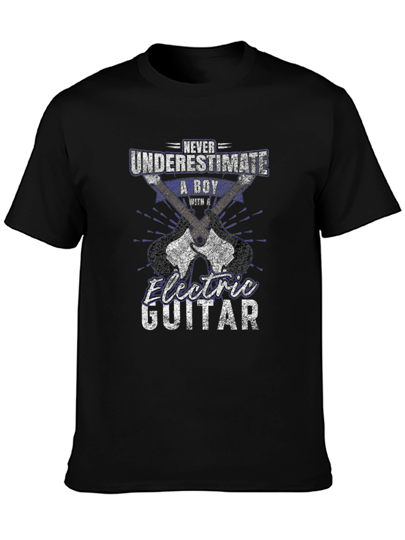 Electric Guitar Boy T-Shirt - Never Underestimate