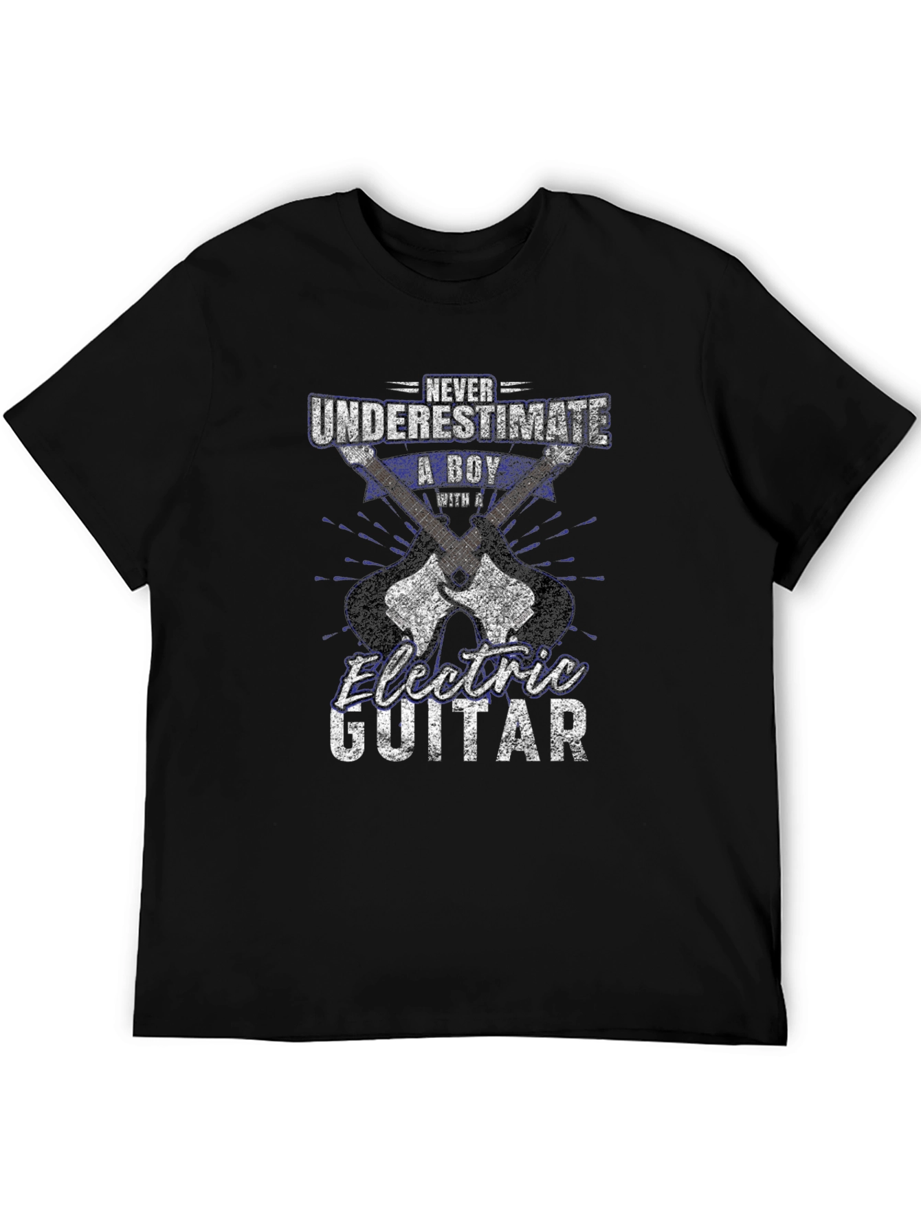 Electric Guitar Boy T-Shirt - Never Underestimate