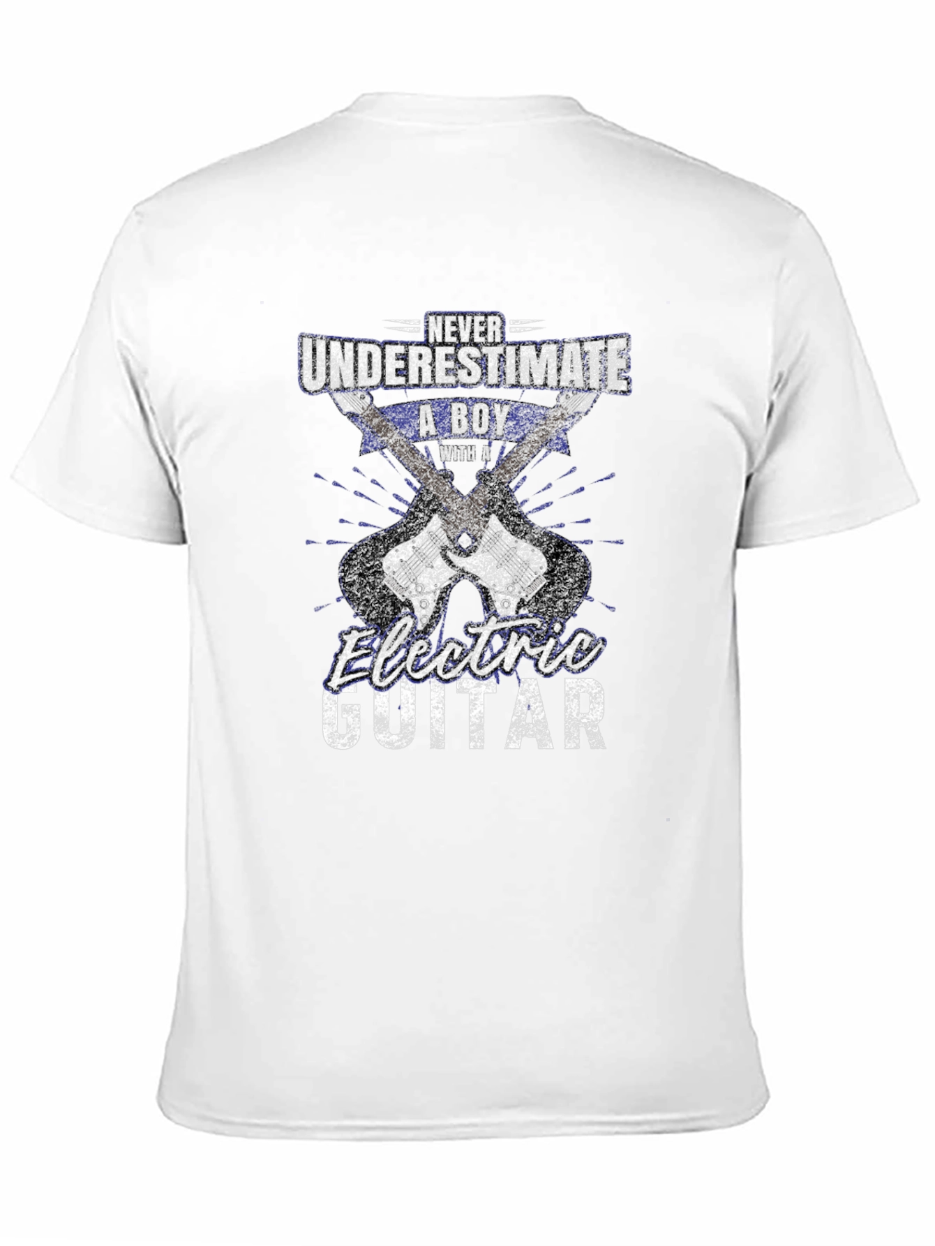 Electric Guitar Boy T-Shirt - Never Underestimate
