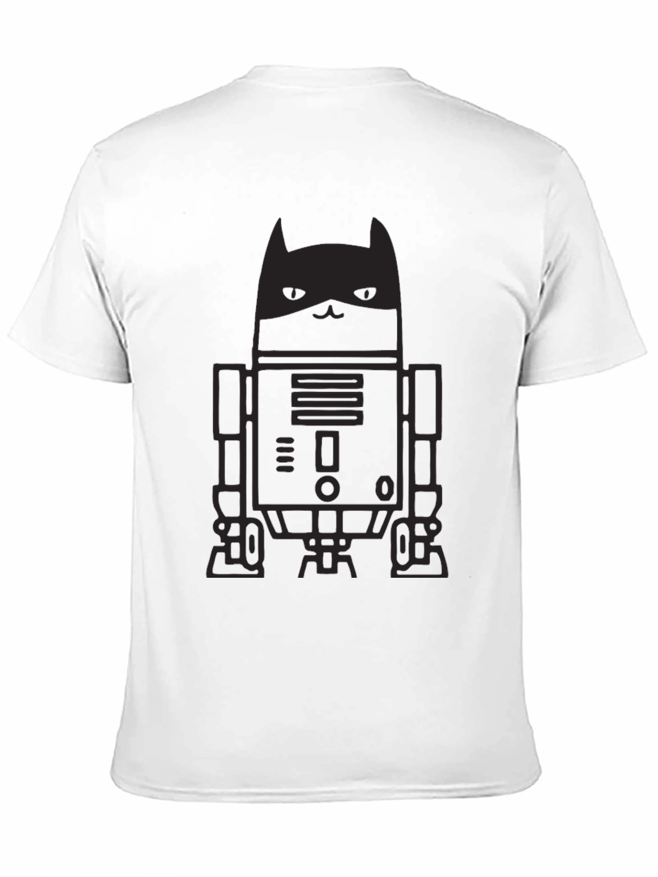Dark Knight Cat Robot Graphic Tee