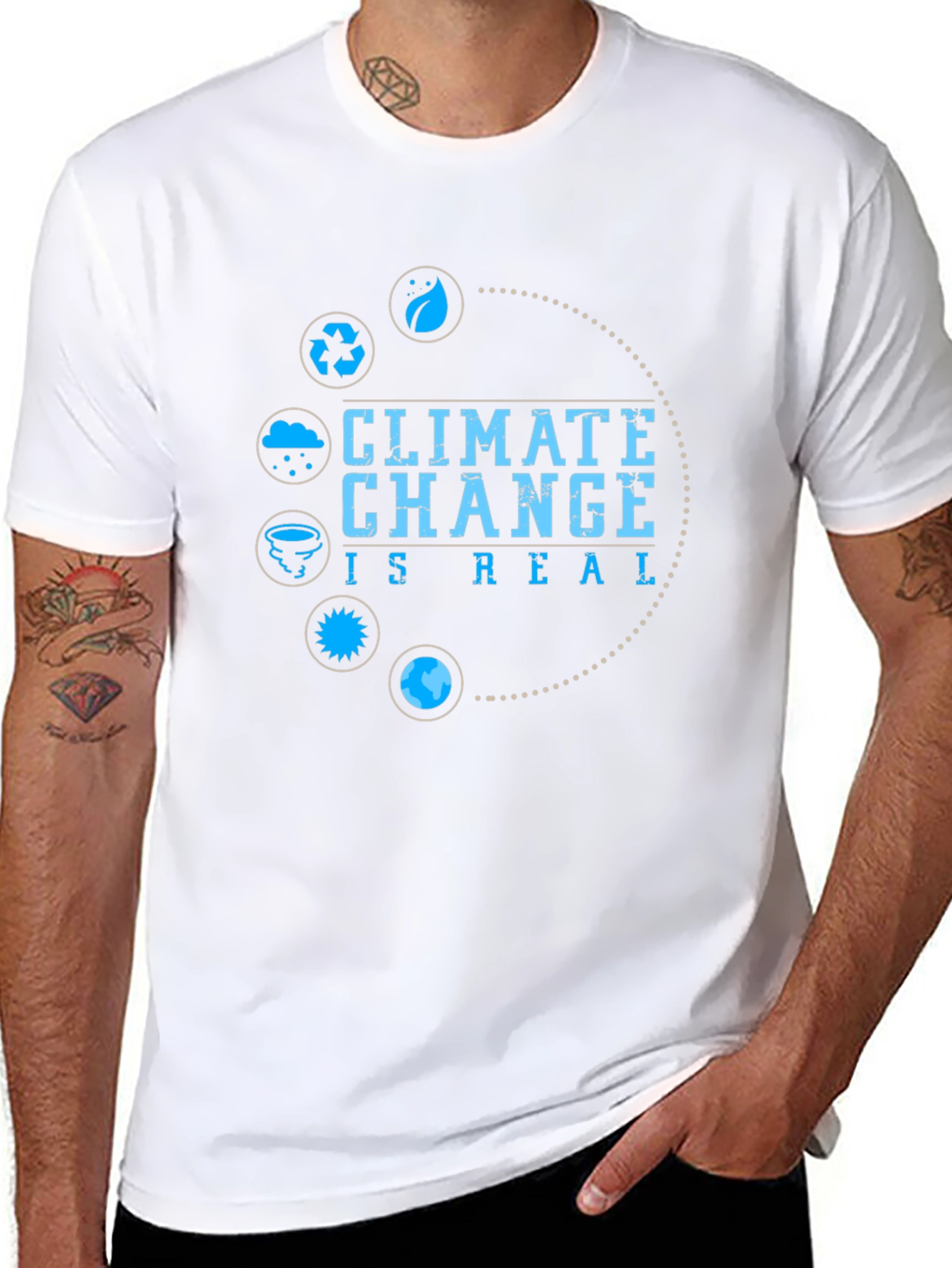Climate Change Is Real Graphic T-Shirt