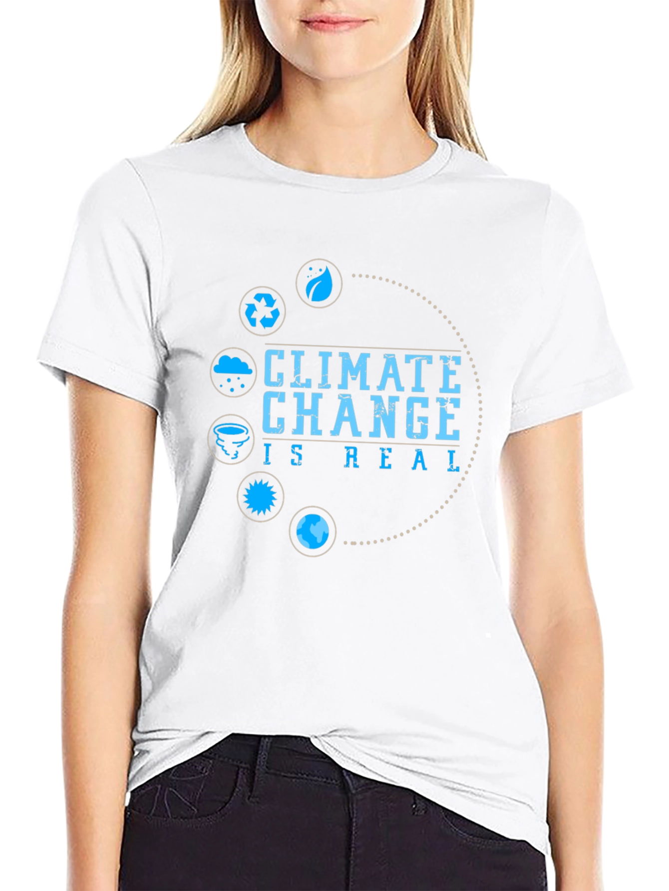 Climate Change Is Real Graphic T-Shirt
