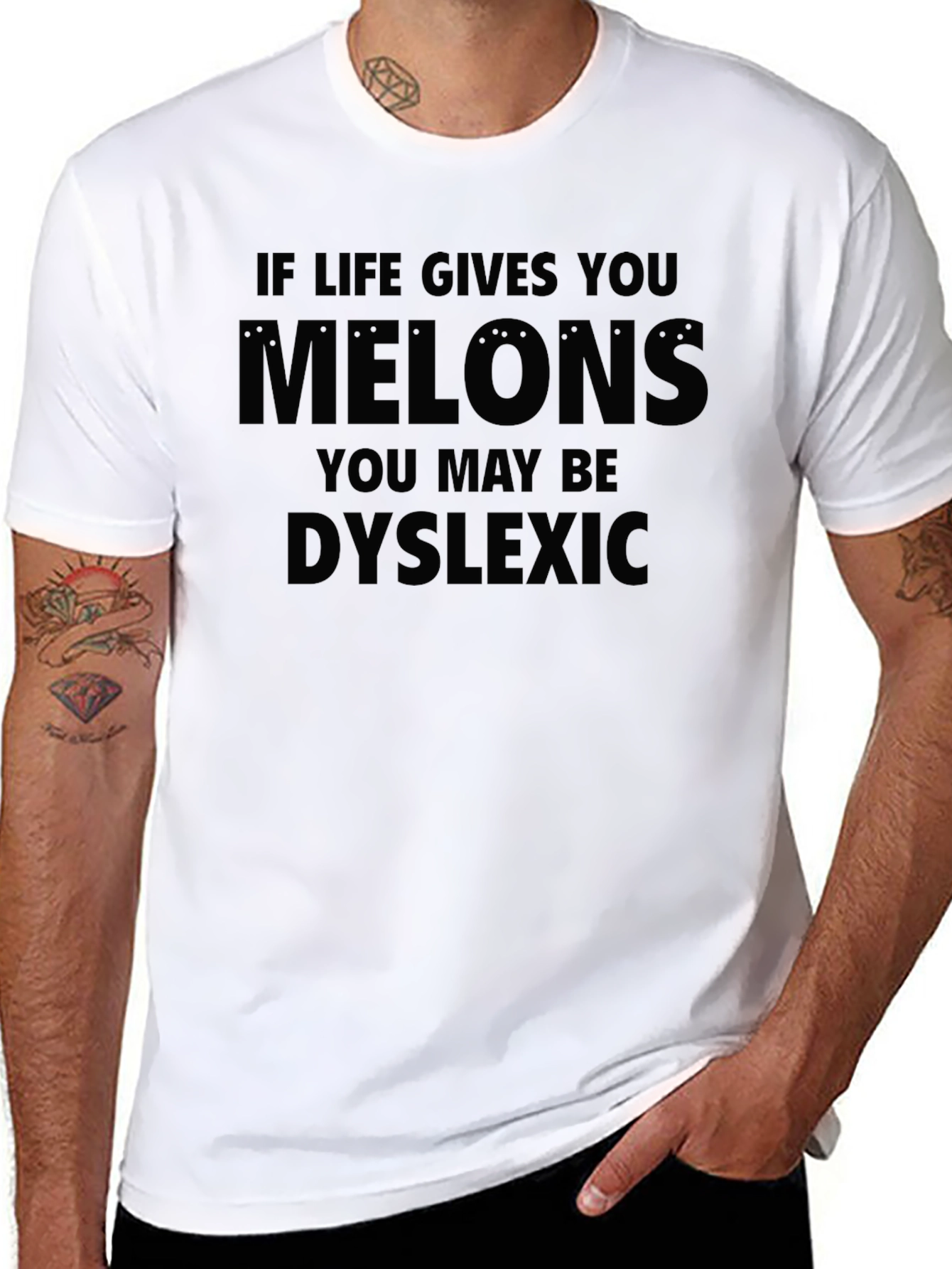 Funny Dyslexic Melons T-Shirt