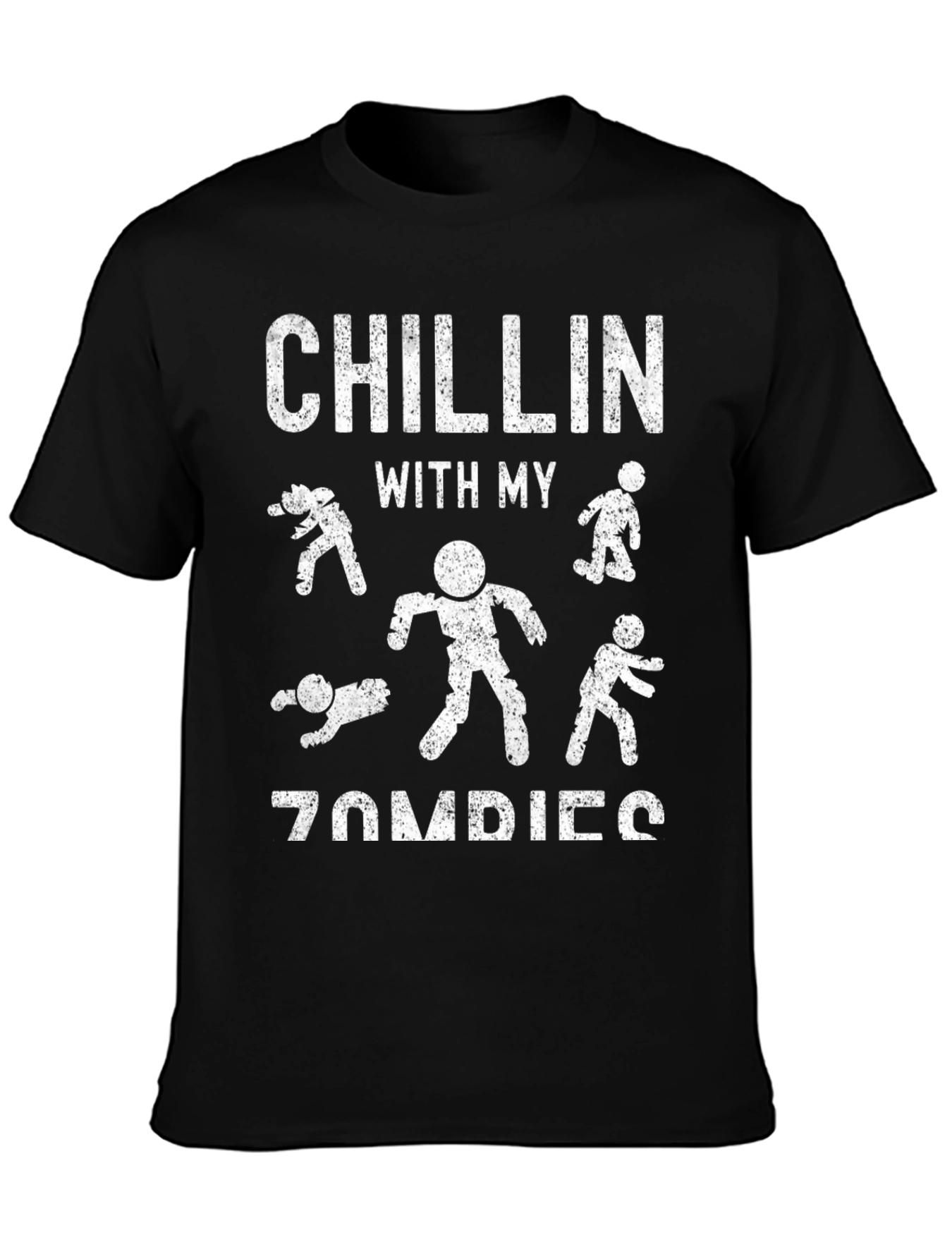 Chillin With My Zombies Graphic Tee