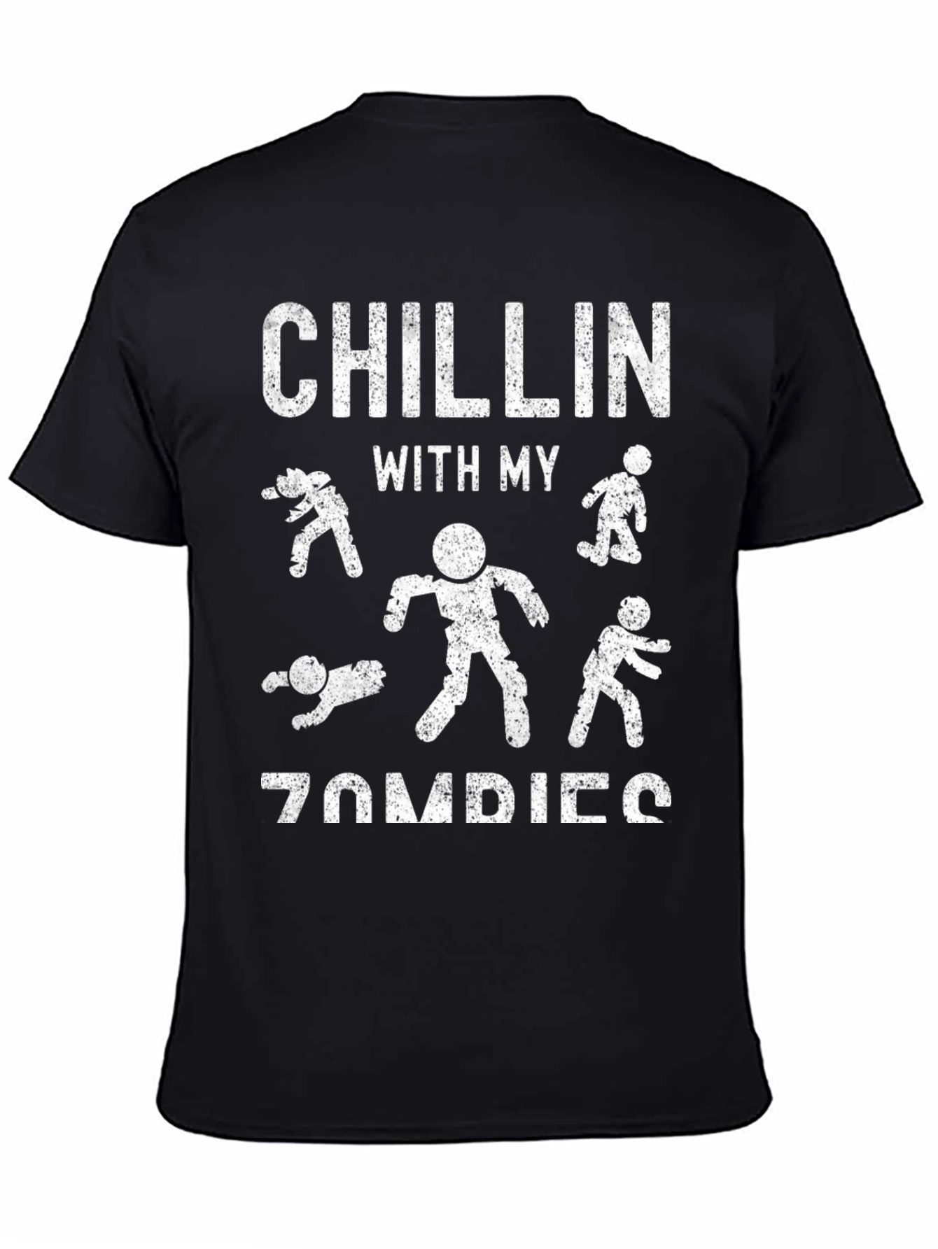 Chillin With My Zombies Graphic Tee
