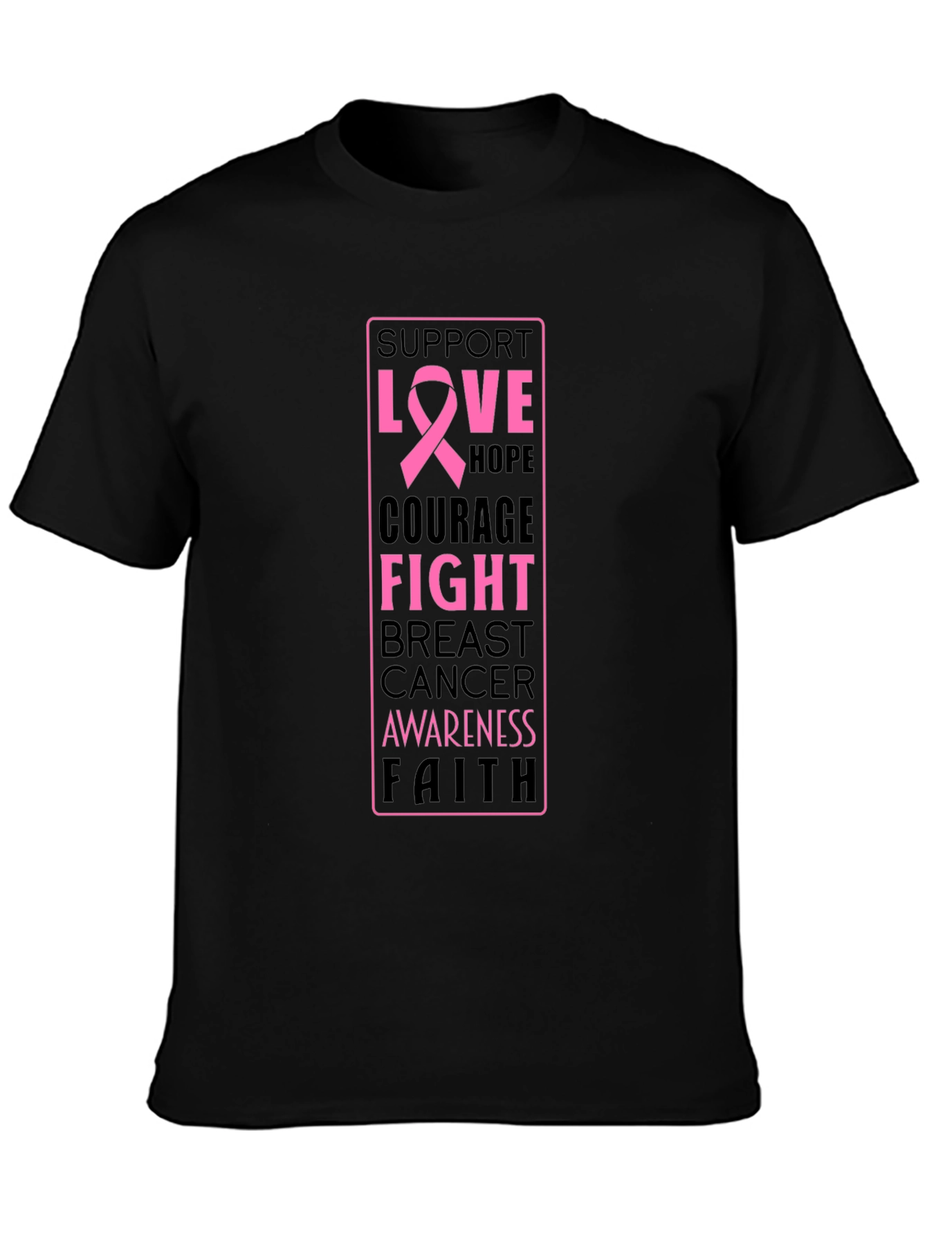 Breast Cancer Awareness Support T-Shirt