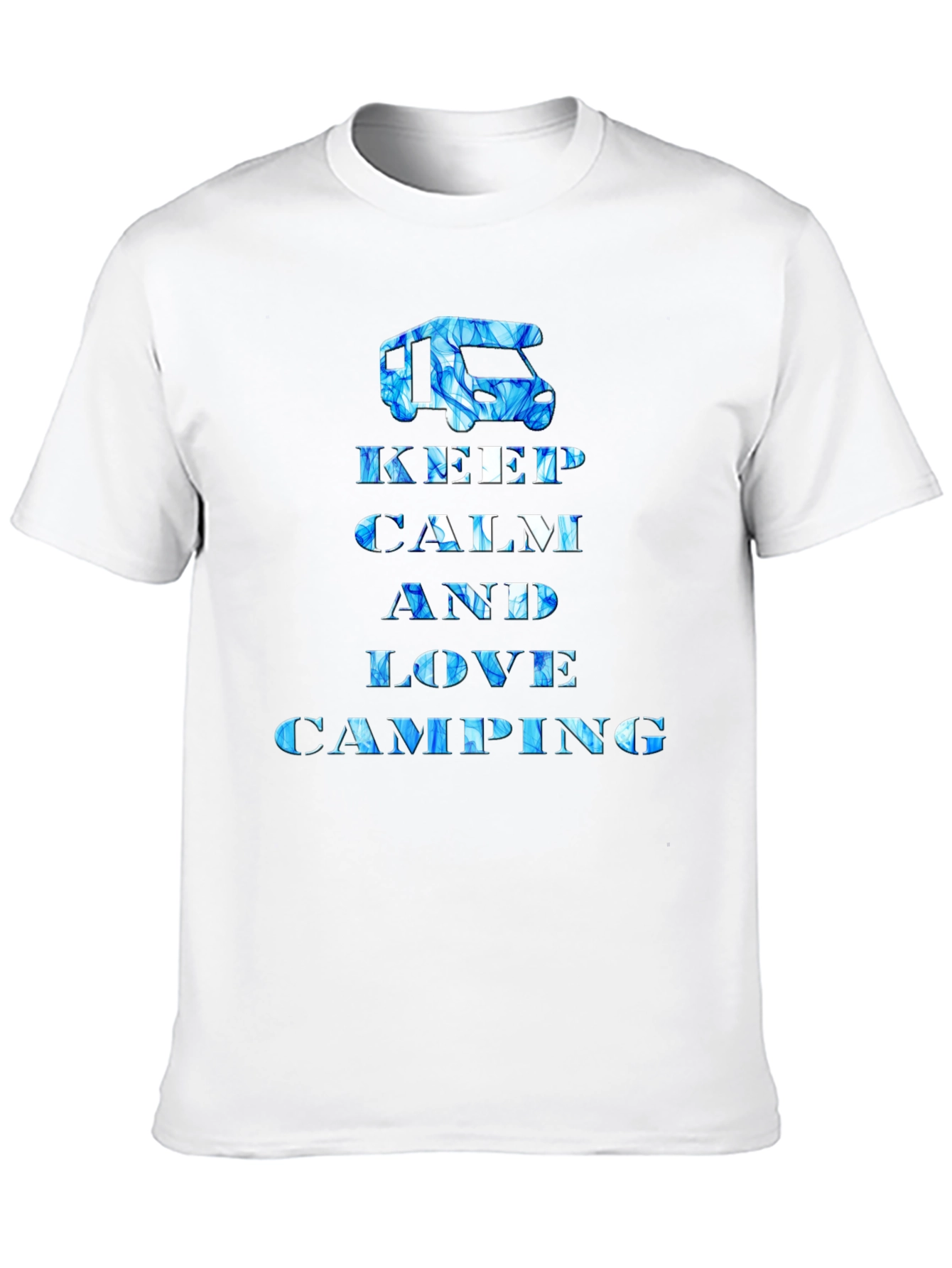 Keep Calm and Love Camping Graphic Tee