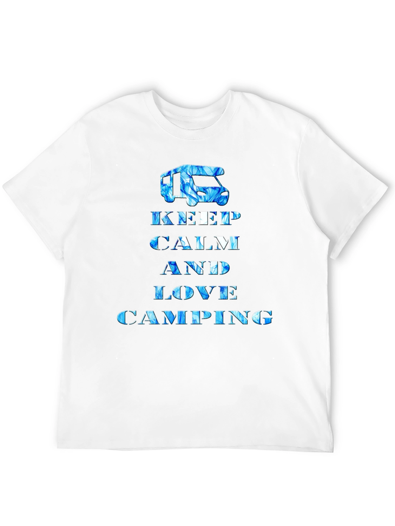 Keep Calm and Love Camping Graphic Tee