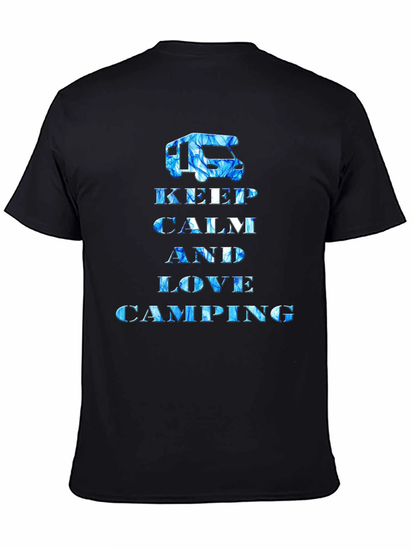 Keep Calm and Love Camping Graphic Tee