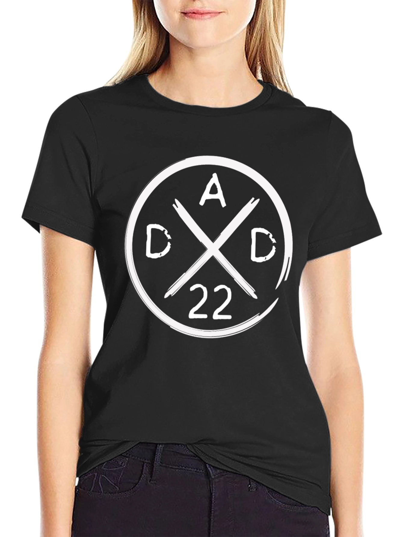 DAD 22 Graphic Tee - Black