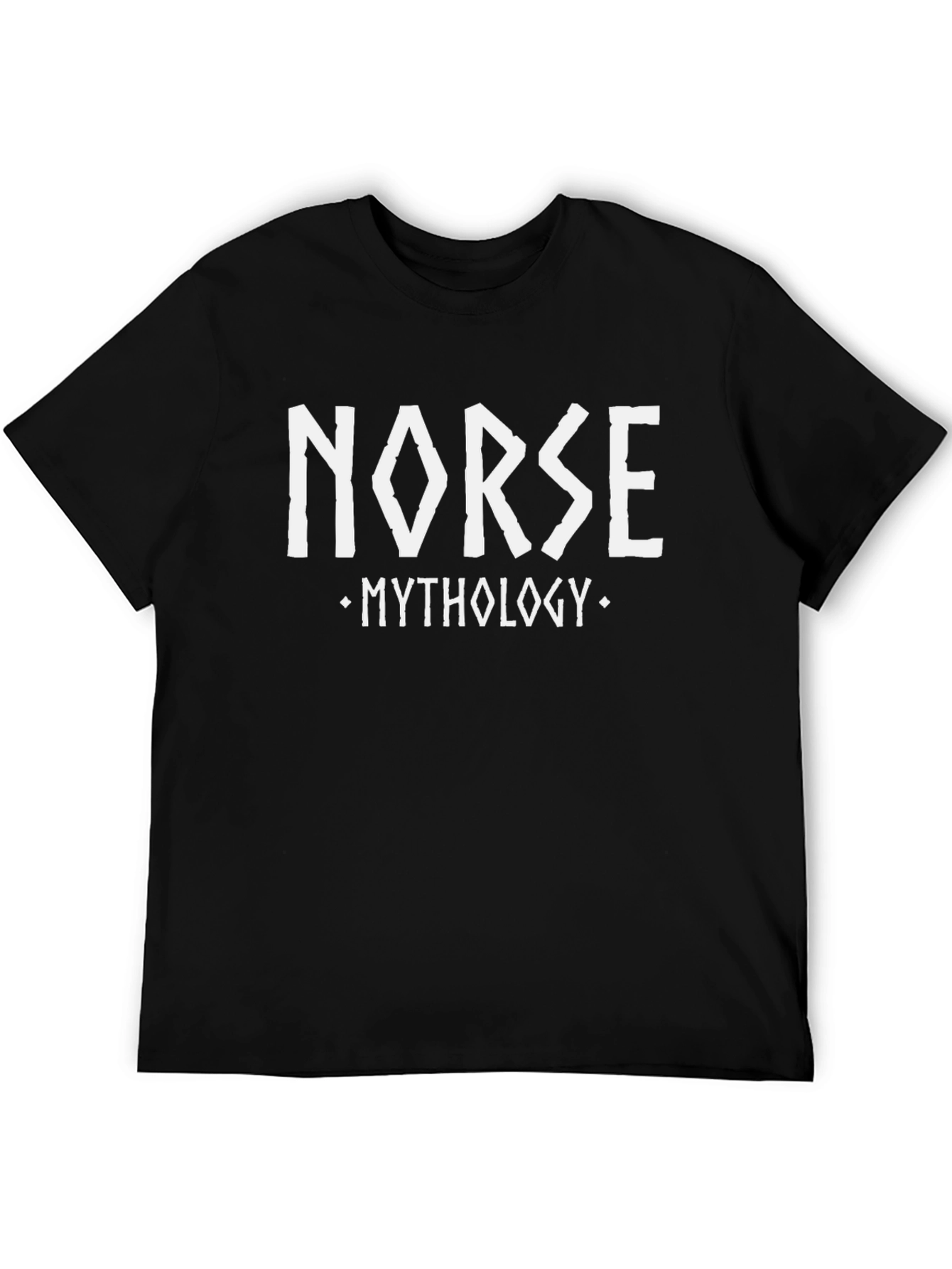 Norse Mythology T-Shirt - Black Cotton Blend