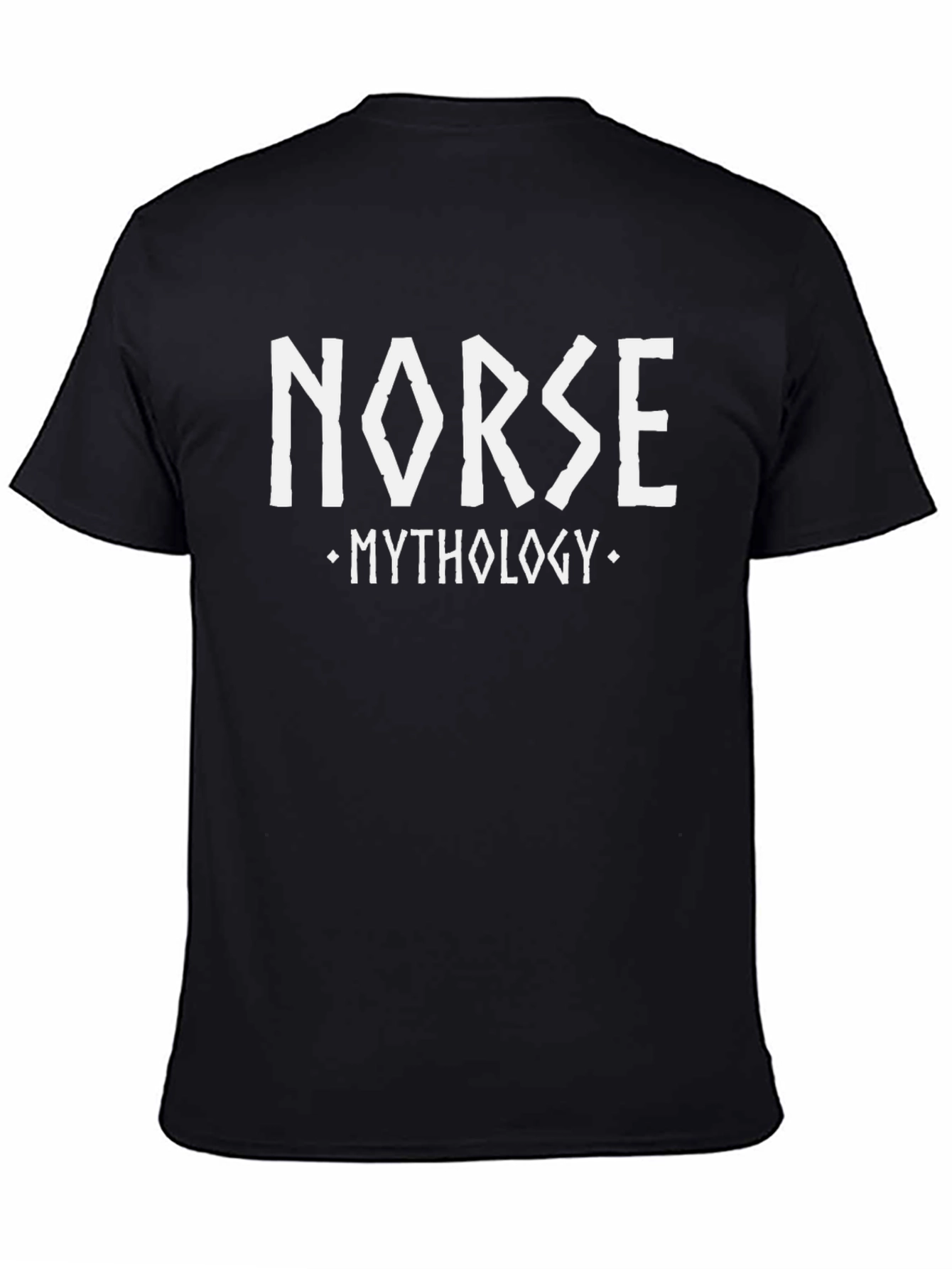 Norse Mythology T-Shirt - Black Cotton Blend