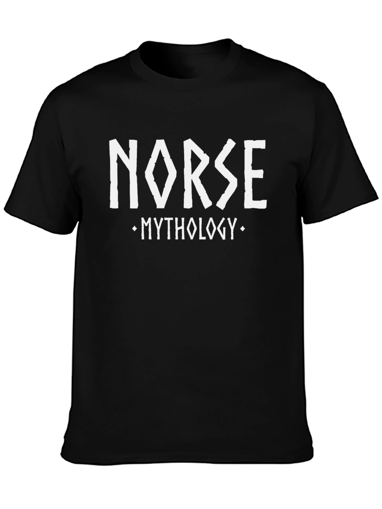 Norse Mythology T-Shirt - Black Cotton Blend