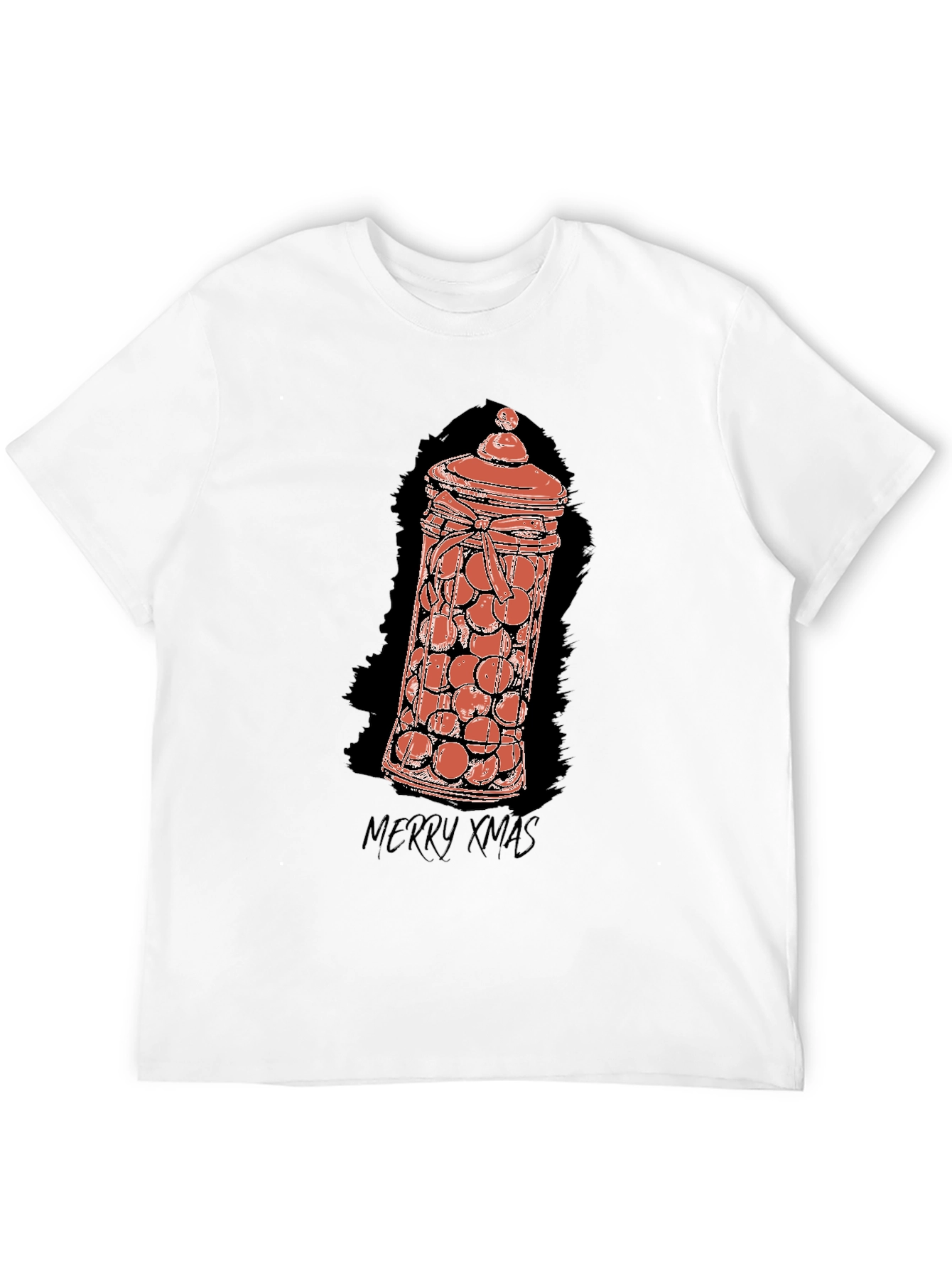 Merry Xmas Candy Jar Graphic Tee