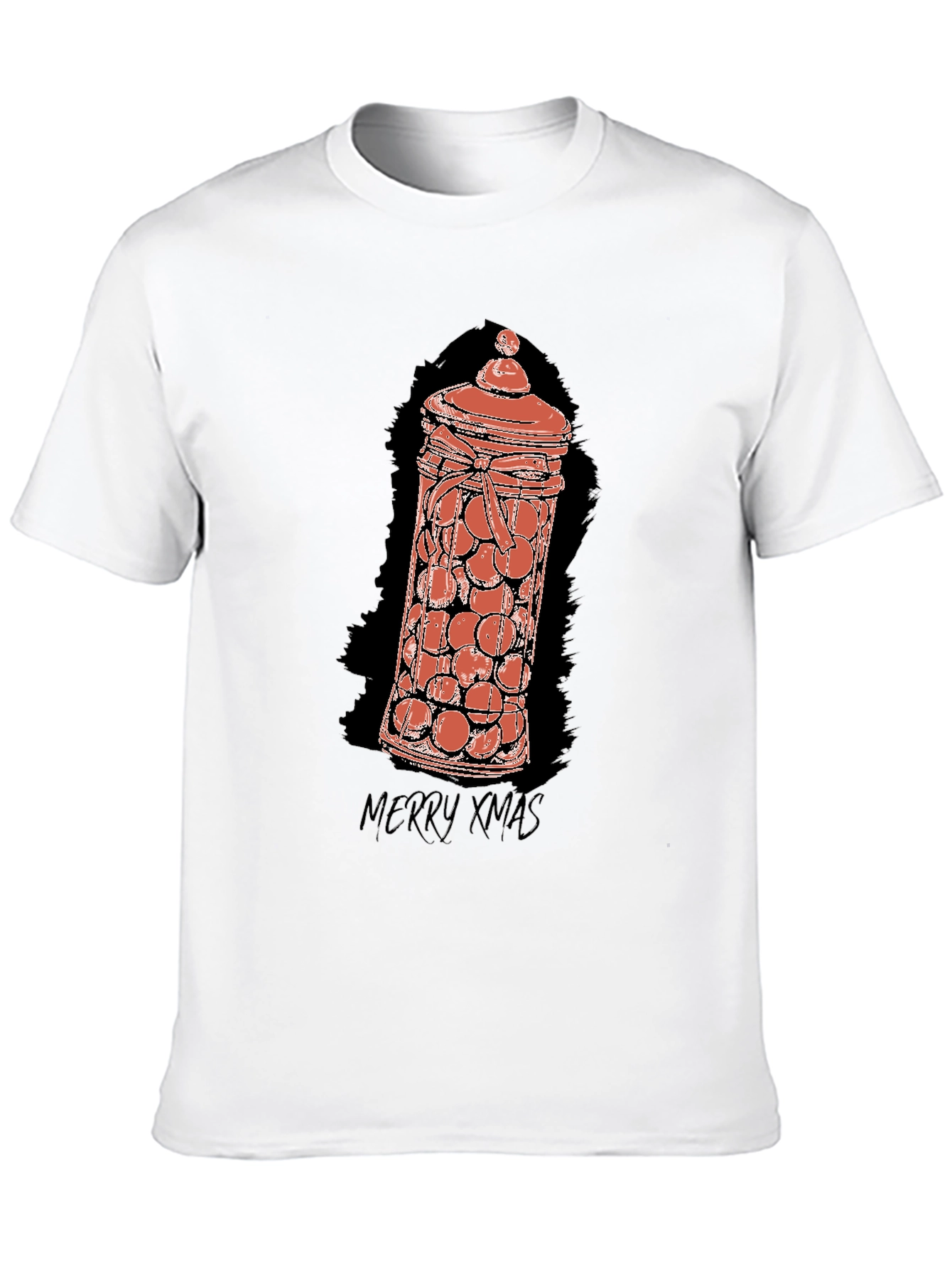 Merry Xmas Candy Jar Graphic Tee