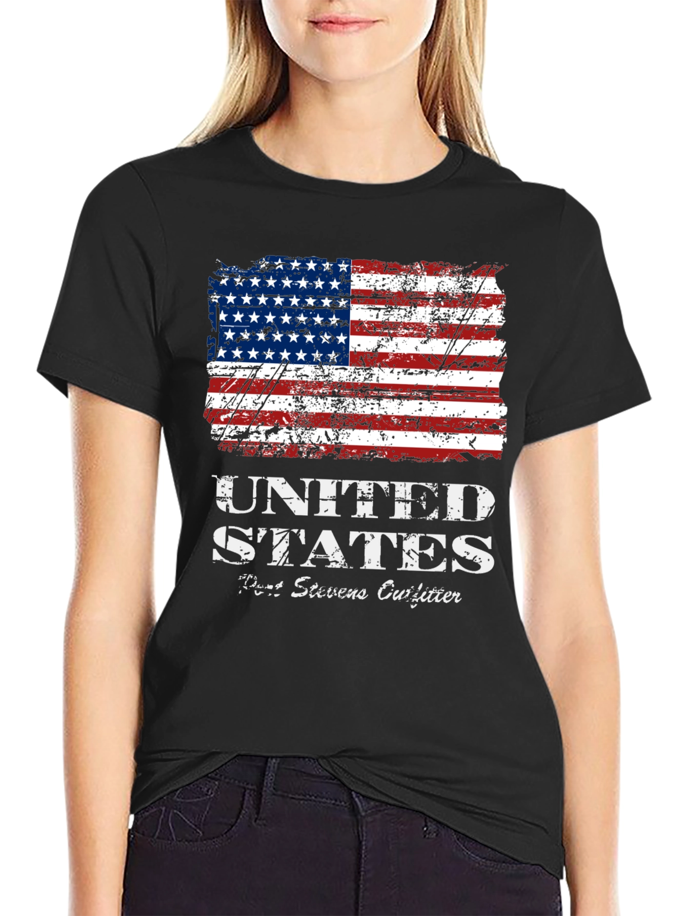 United States Flag Graphic T-Shirt