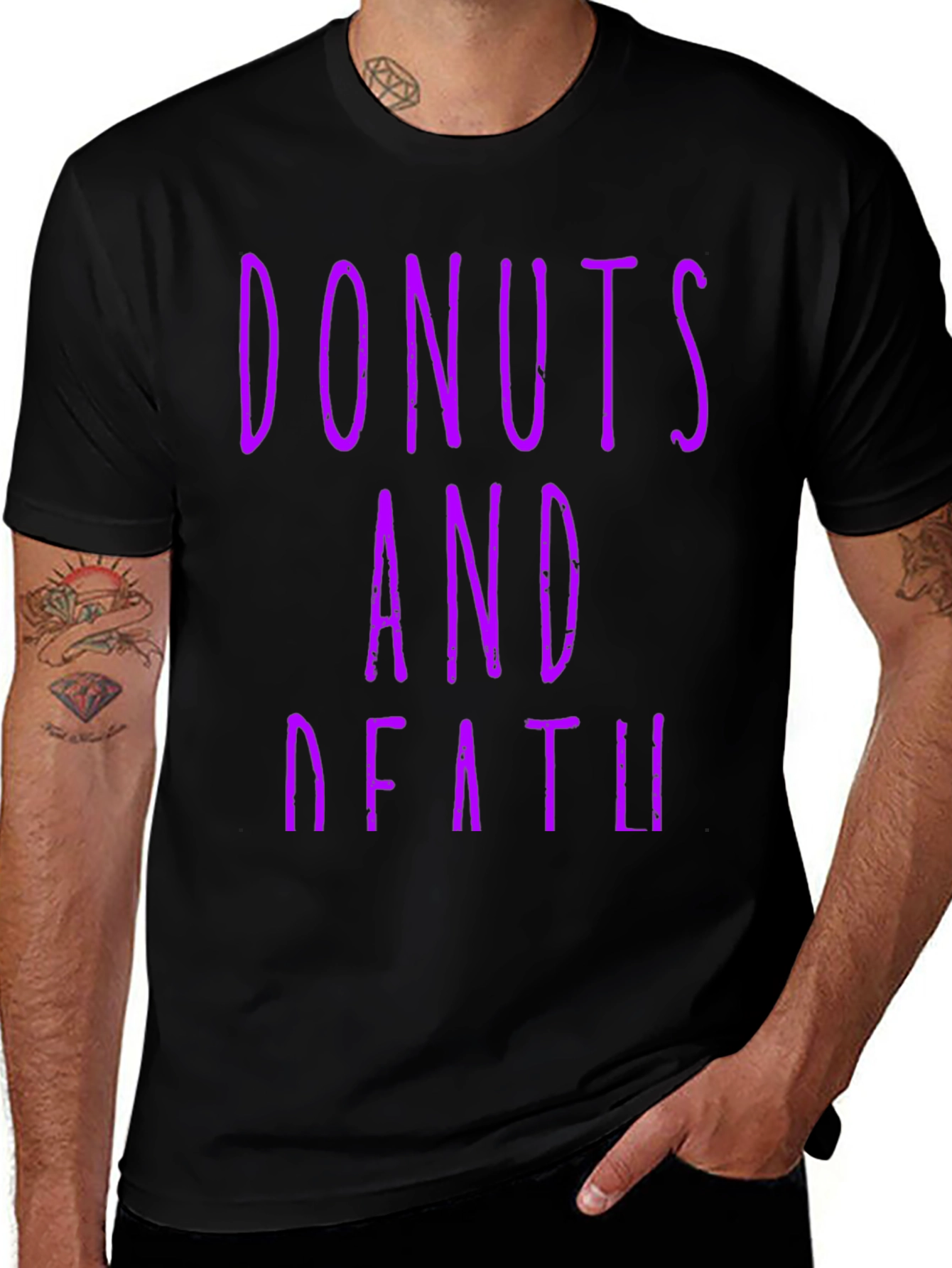 Donuts And Death Graphic Tee