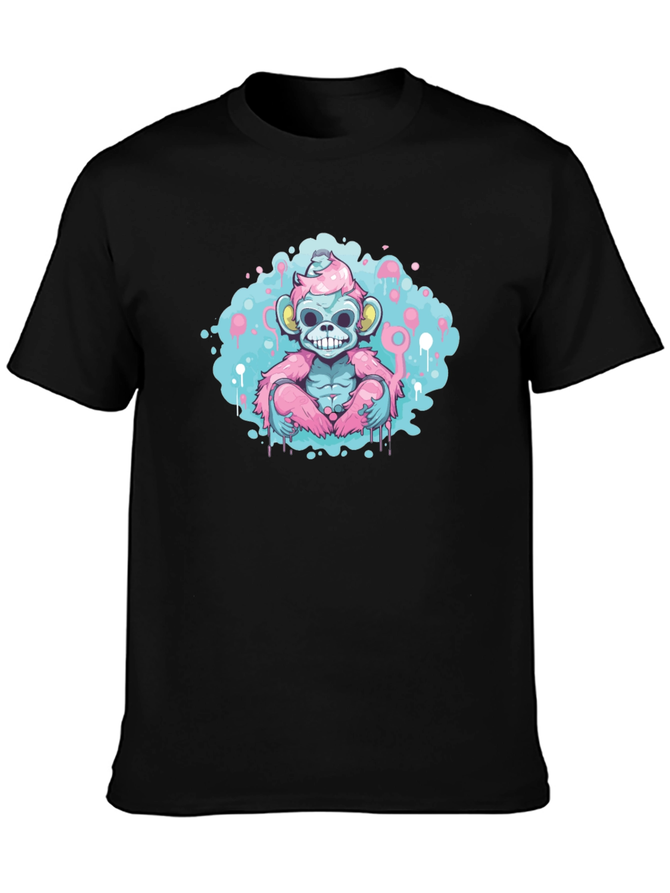 Cartoon Monkey Graphic Tee