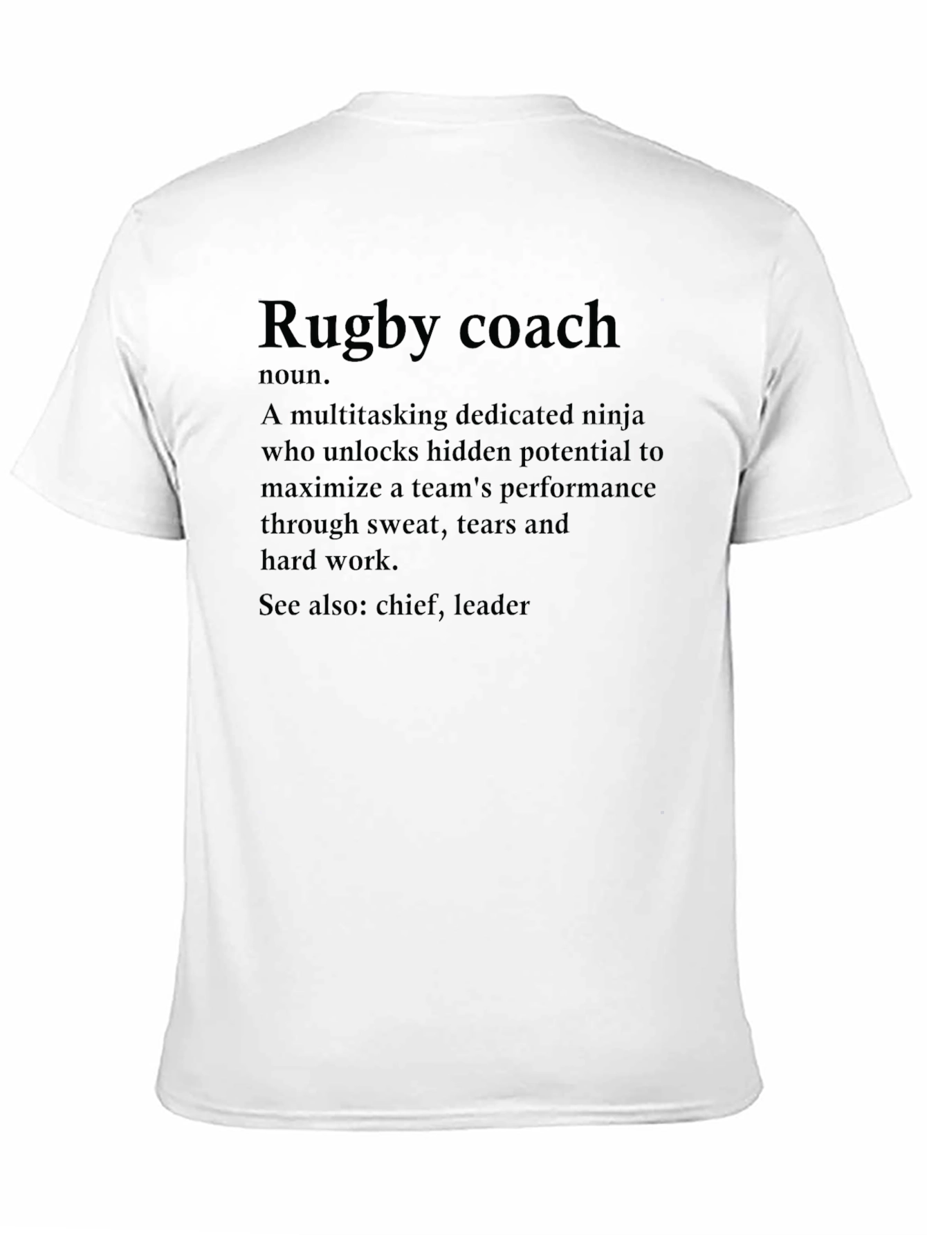 Rugby Coach Definition T-Shirt