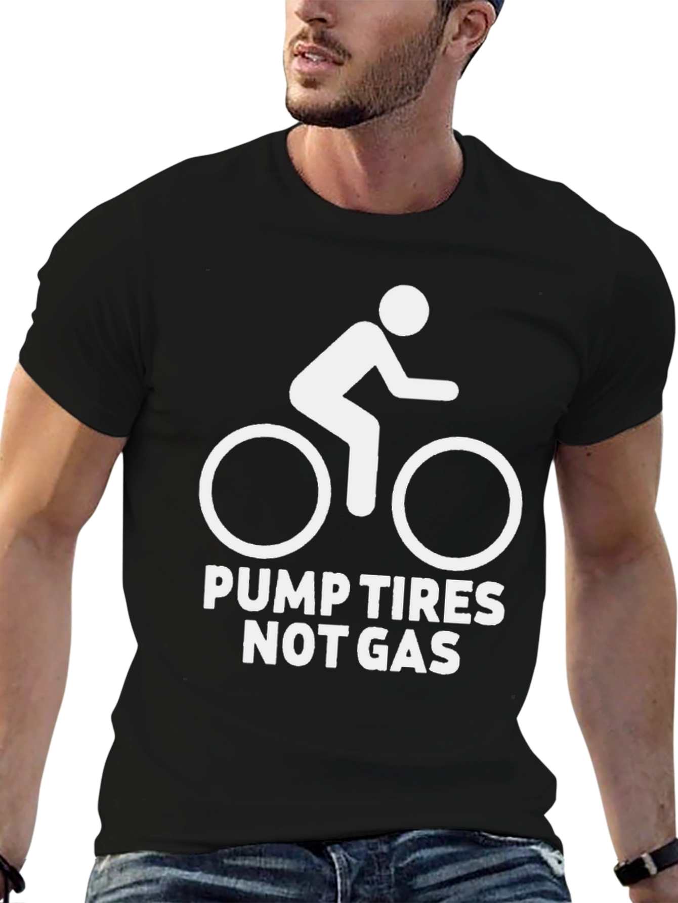 Pump Tires Not Gas Graphic Tee