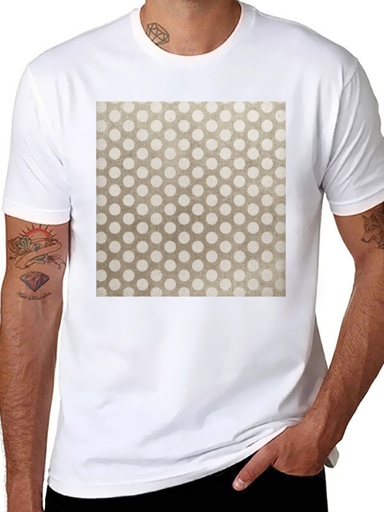 Polka Dot Tee - Stylish Casual Wear