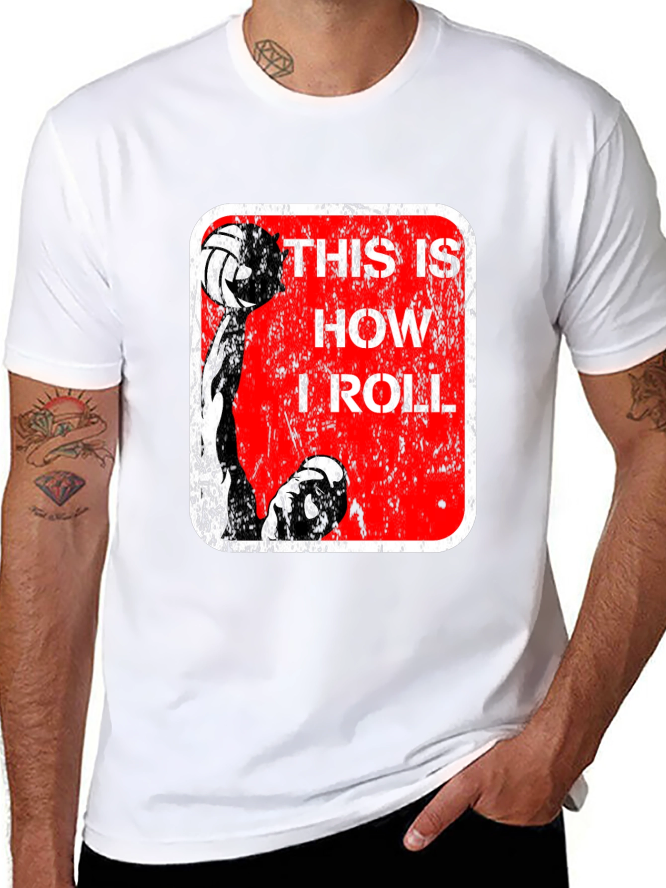 Volleyball Player This is How I Roll Graphic Tee