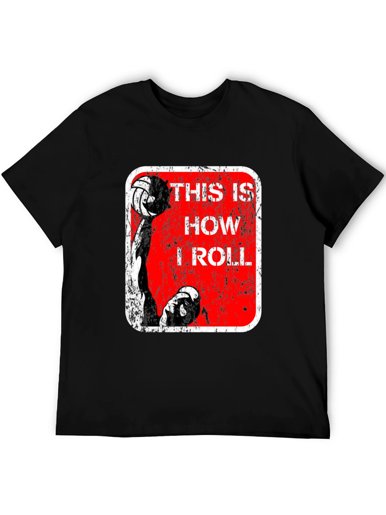 Volleyball Player This is How I Roll Graphic Tee