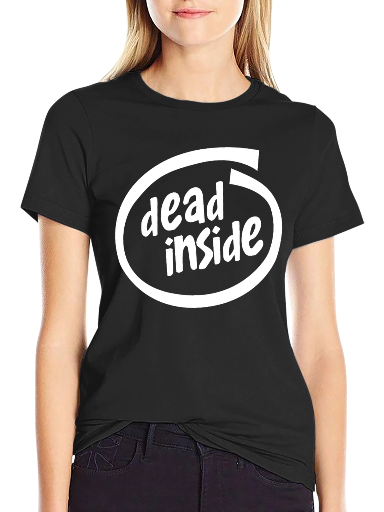 Dead Inside Graphic T-Shirt - Funny Sarcastic Tee