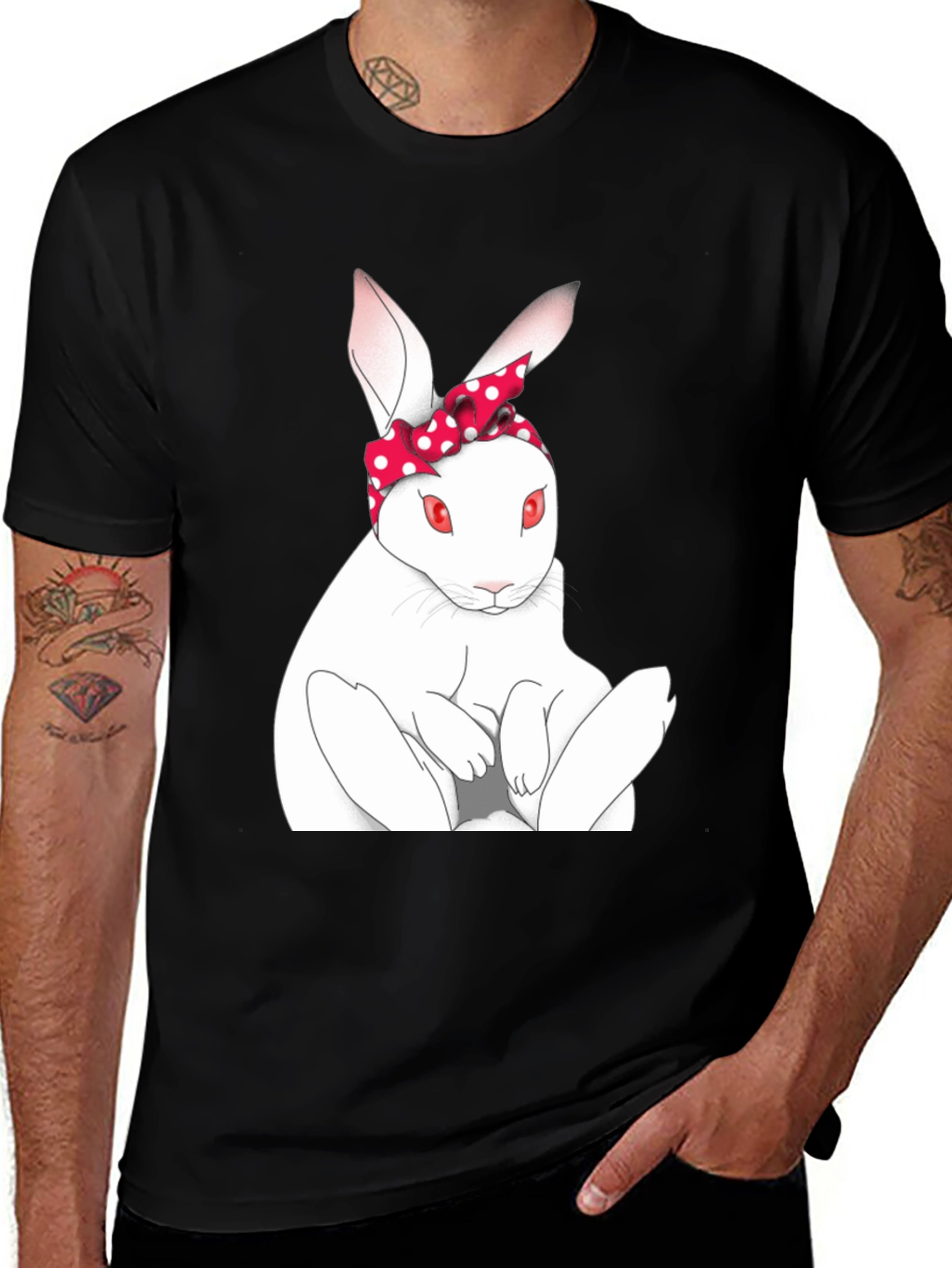 Cute Bunny with Bandana T-Shirt