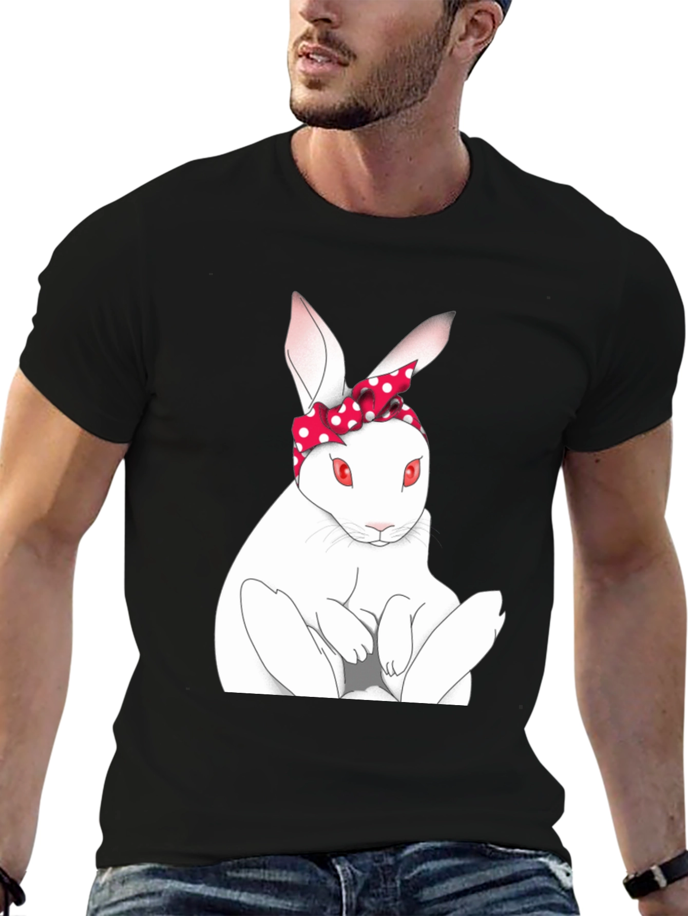 Cute Bunny with Bandana T-Shirt