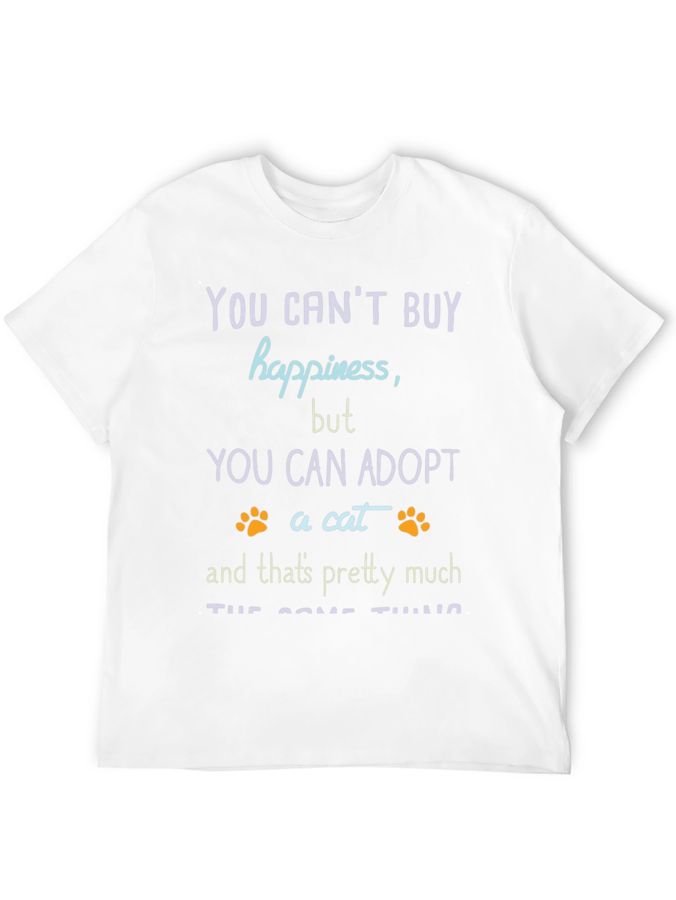 Adopt a Cat Graphic T-Shirt - Unisex