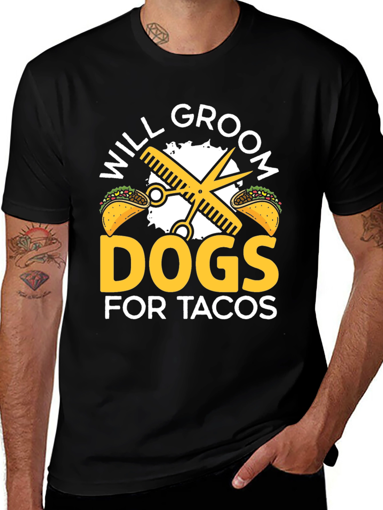 Will Groom Dogs For Tacos T-Shirt