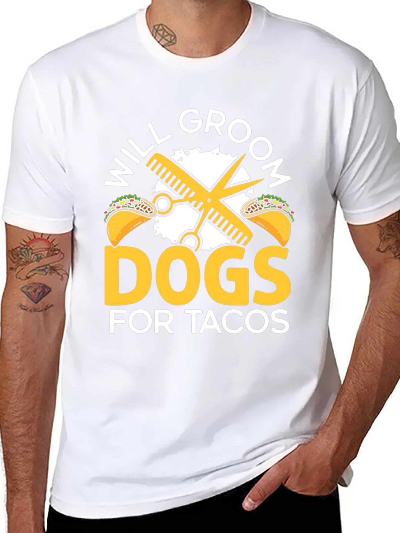 Will Groom Dogs For Tacos T-Shirt