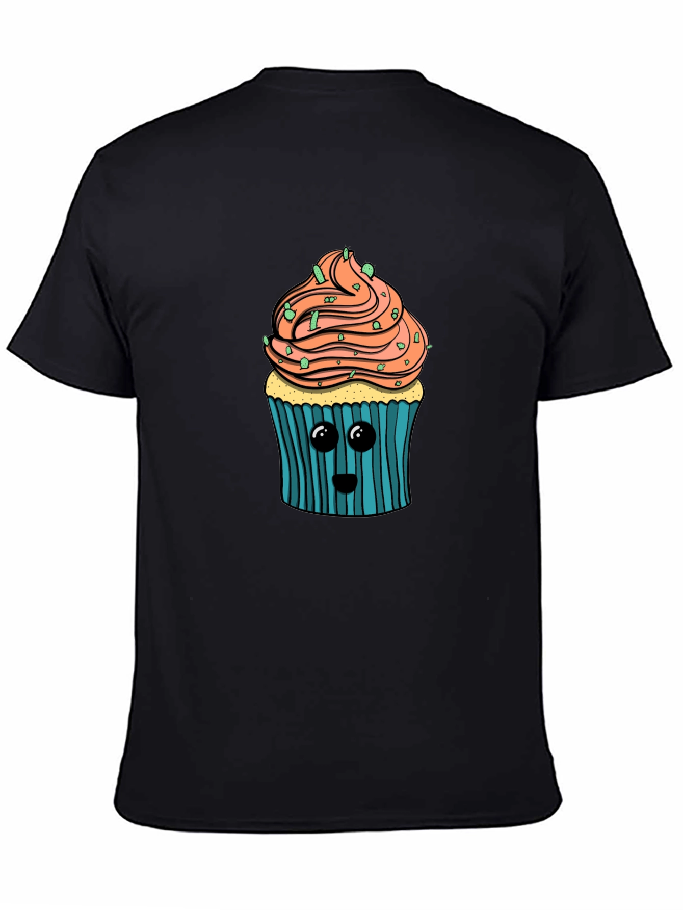 Cute Cupcake Graphic T-Shirt - Soft Cotton Blend